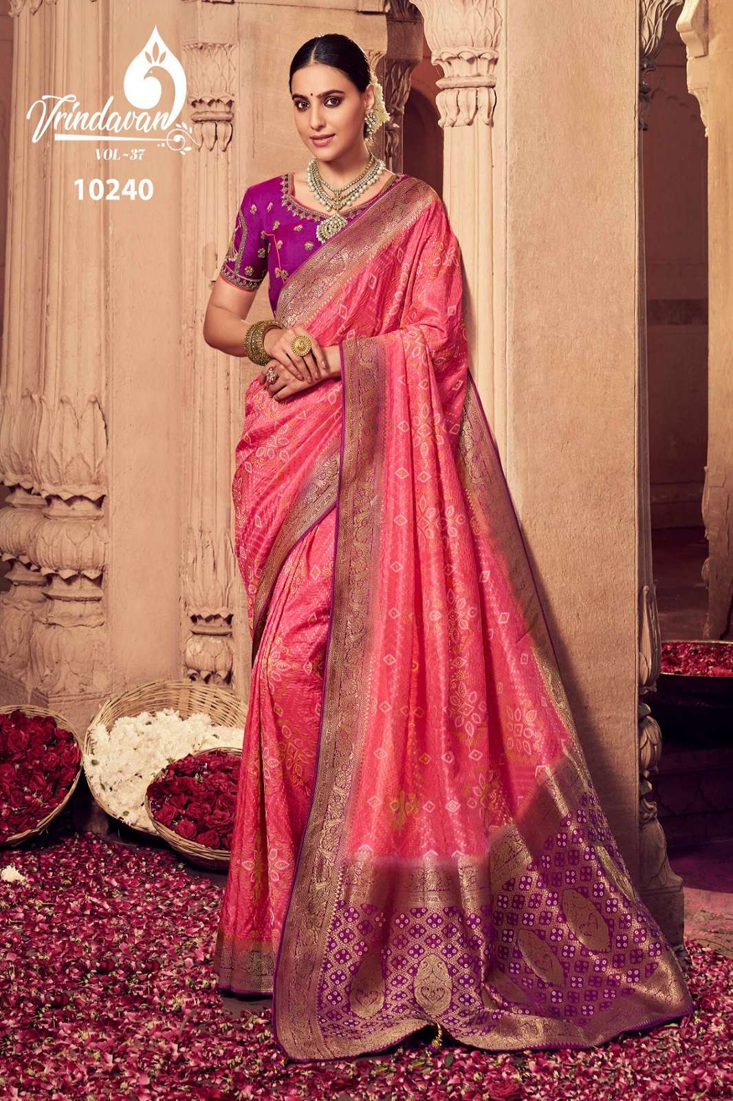 Royal Vrindavan Vol-39 Traditional Style Festival & Wedding Silk Saree Collection 