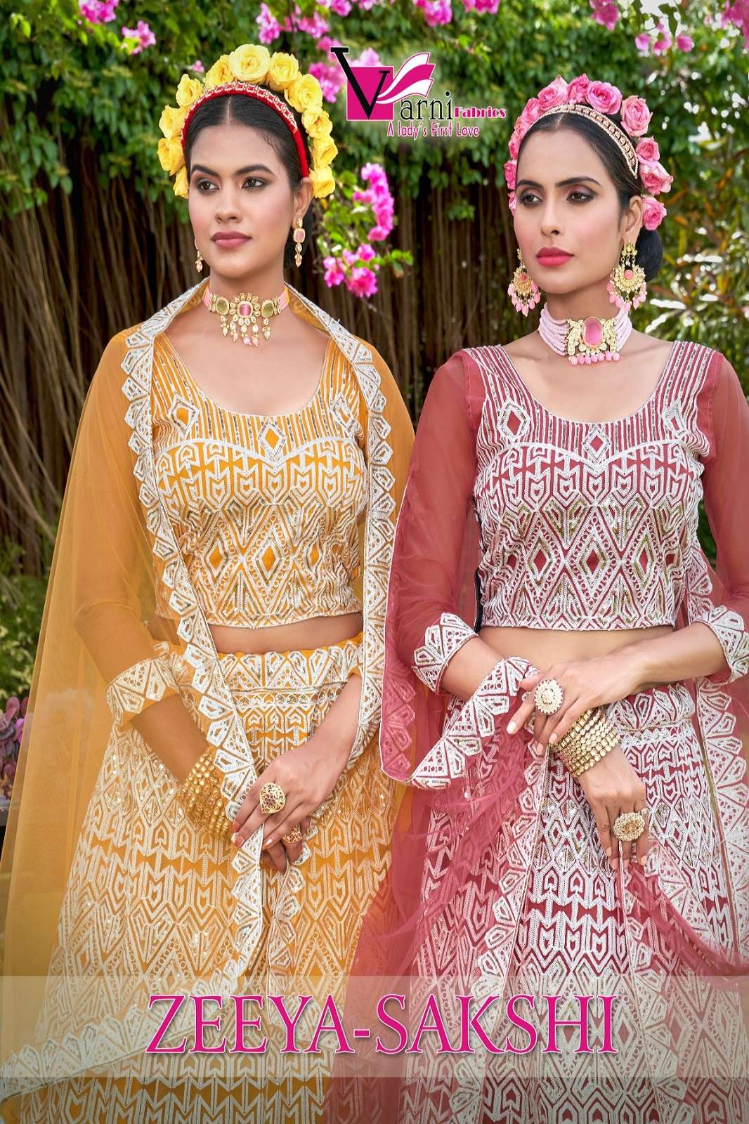 Varni Zeeya-Sakshi Traditional Style Party & Festival Wear Lehenga Choli Collection