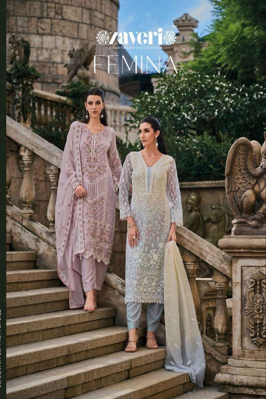 Zaveri Femina Traditional Designer Party & Festival Wear Salwar Suits Collection 