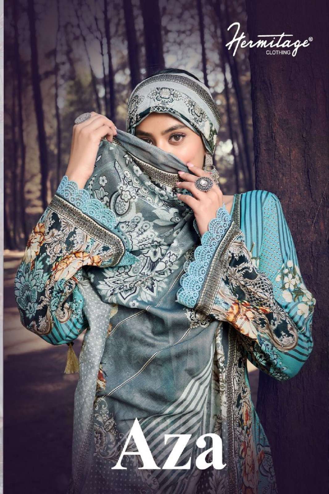 HERMITAGE CLOTHING AZA DESIGNER PAKISTANI SALAWAR SUITS