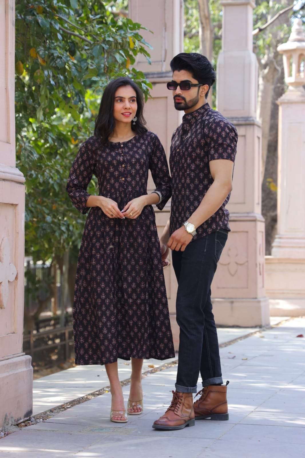 Shri Balaji Emporium Designer Party And Festival Wear Fancy Cotton Couple Set Collection