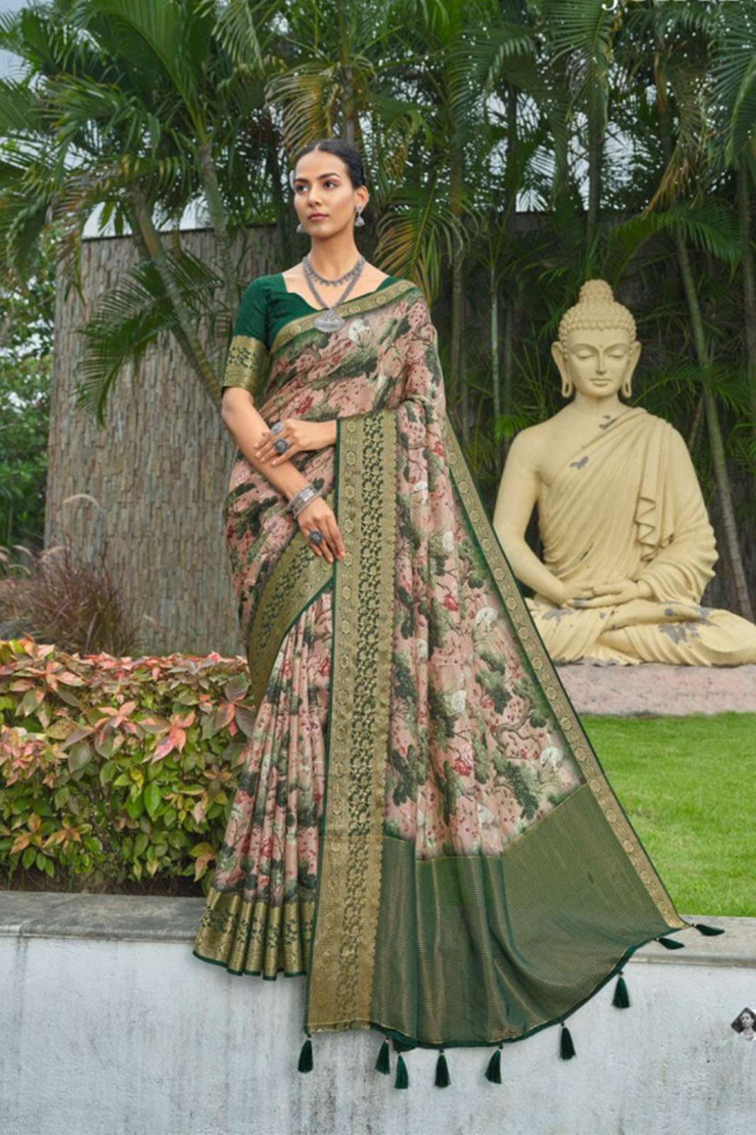 Joh Rivaaj Jhilmil Vol-870 Presents Heavy Designer Fancy Printed Silk Saree For Womens