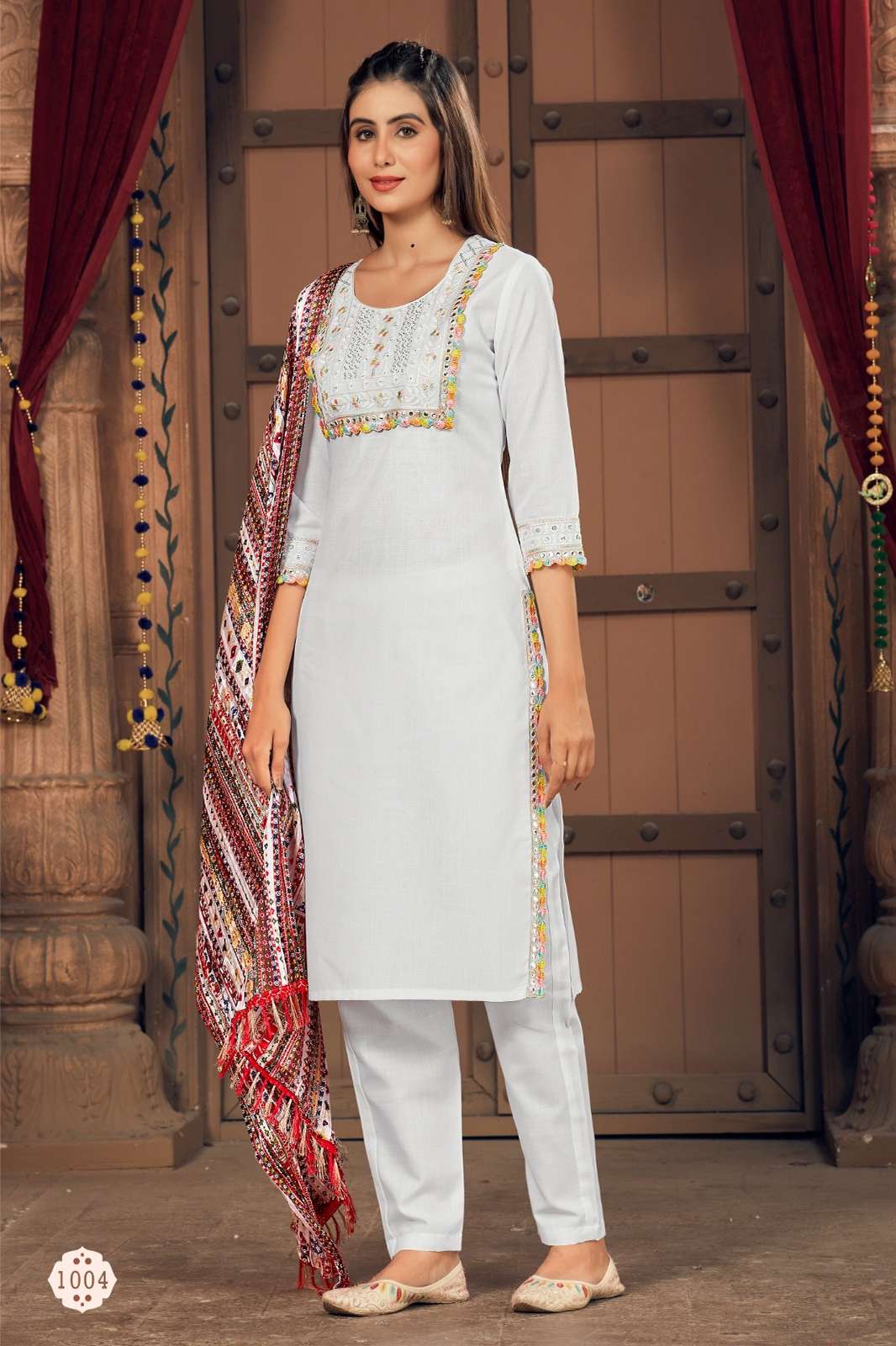 BANWARI FASHION Femina Pure Cotton  With Embroidery &  Stylish Pattern with Exclusive Look.