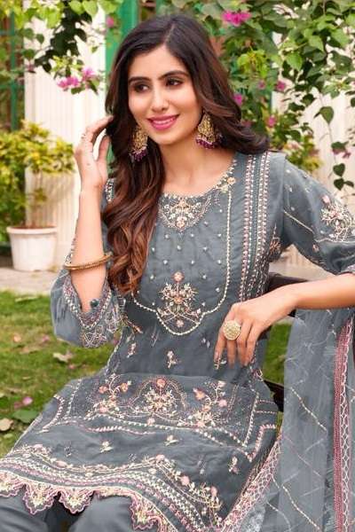 RAMSHA R 1102 A TO D READYMADE PAKISTANI SUITS COLLECTION