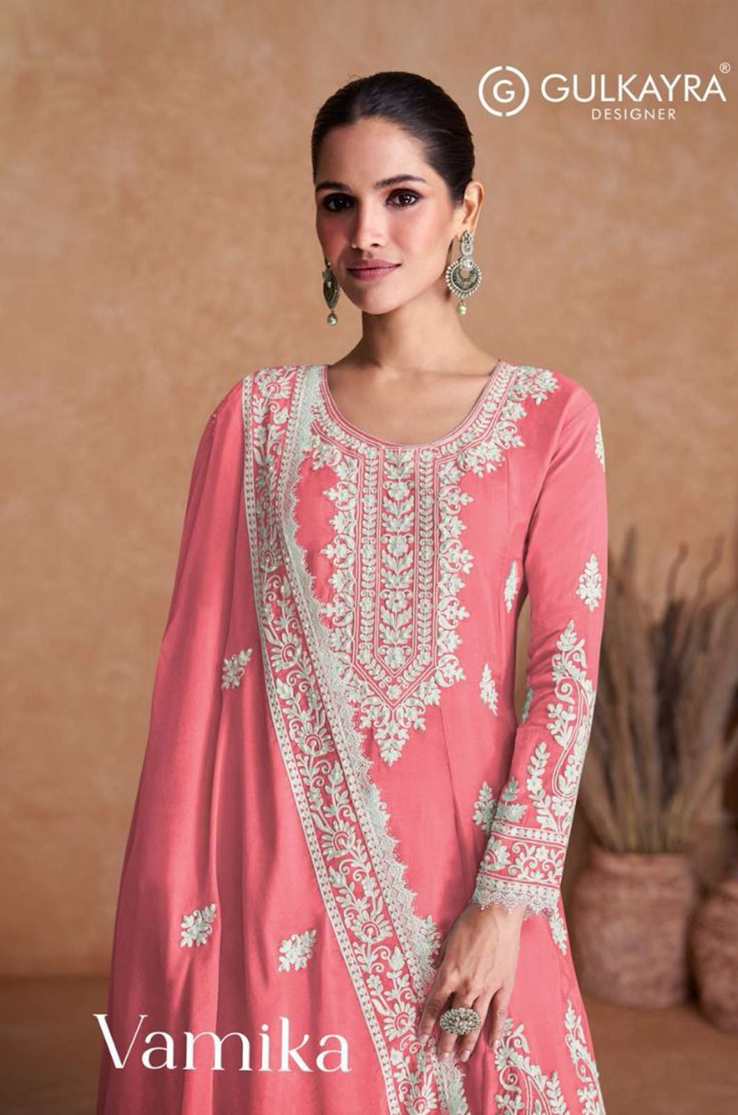 GULKAYRA VAMIKA REAL SILK SUIT WITH EMBROIDERY WORK 