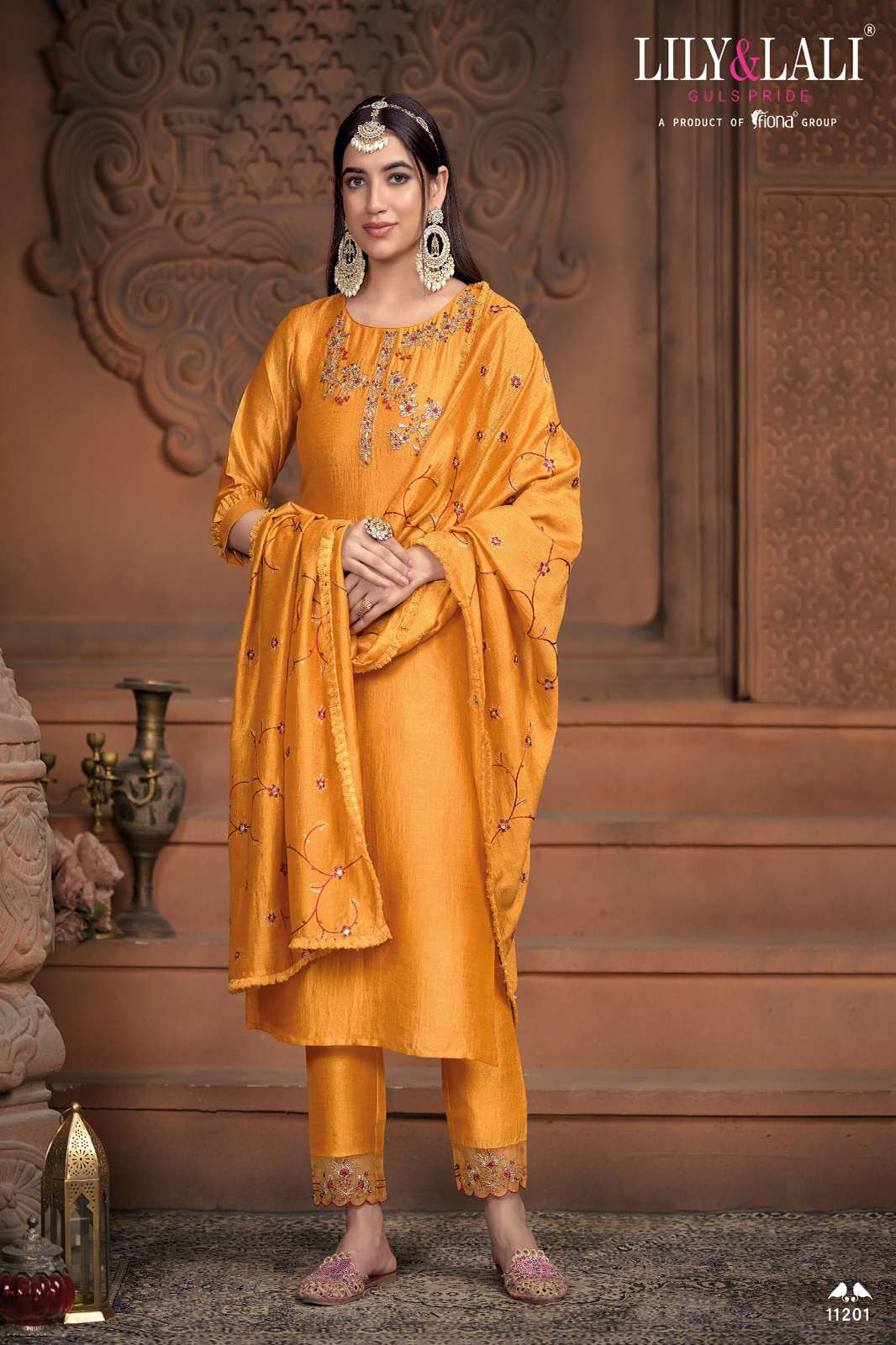 LADY LILA MARIA-9 Vol-2 Heavy Handwork on Super Silk with Inner suit