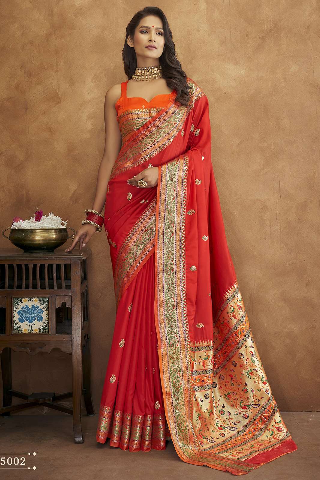 RAJPATH Apsara silk Banarasi soft silk saree with beautiful print in multi colors