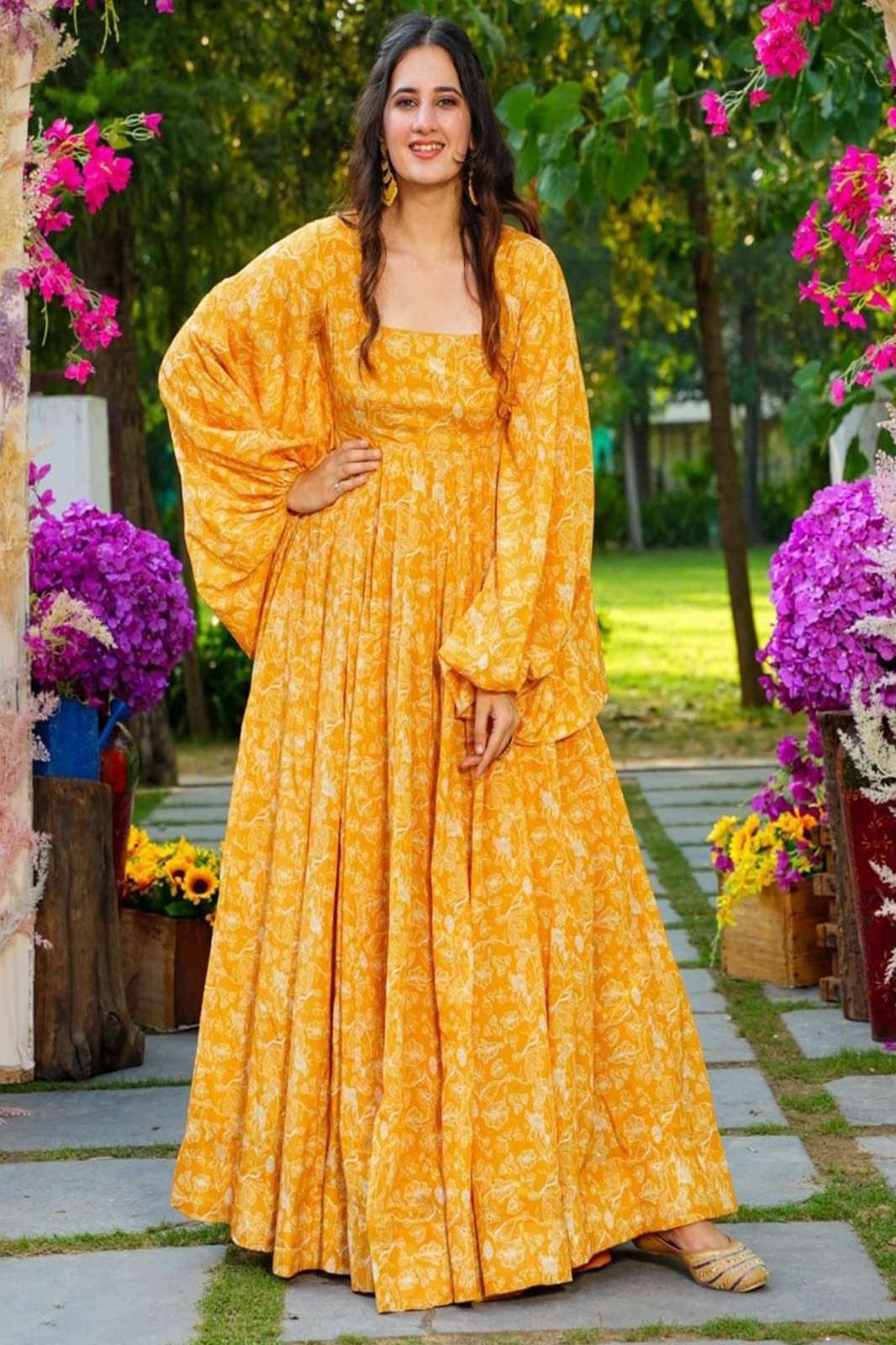 Shri Balaji Emporium LUCAYA VOL-16 Heavy Georgette Heavy Digital Printed Gown