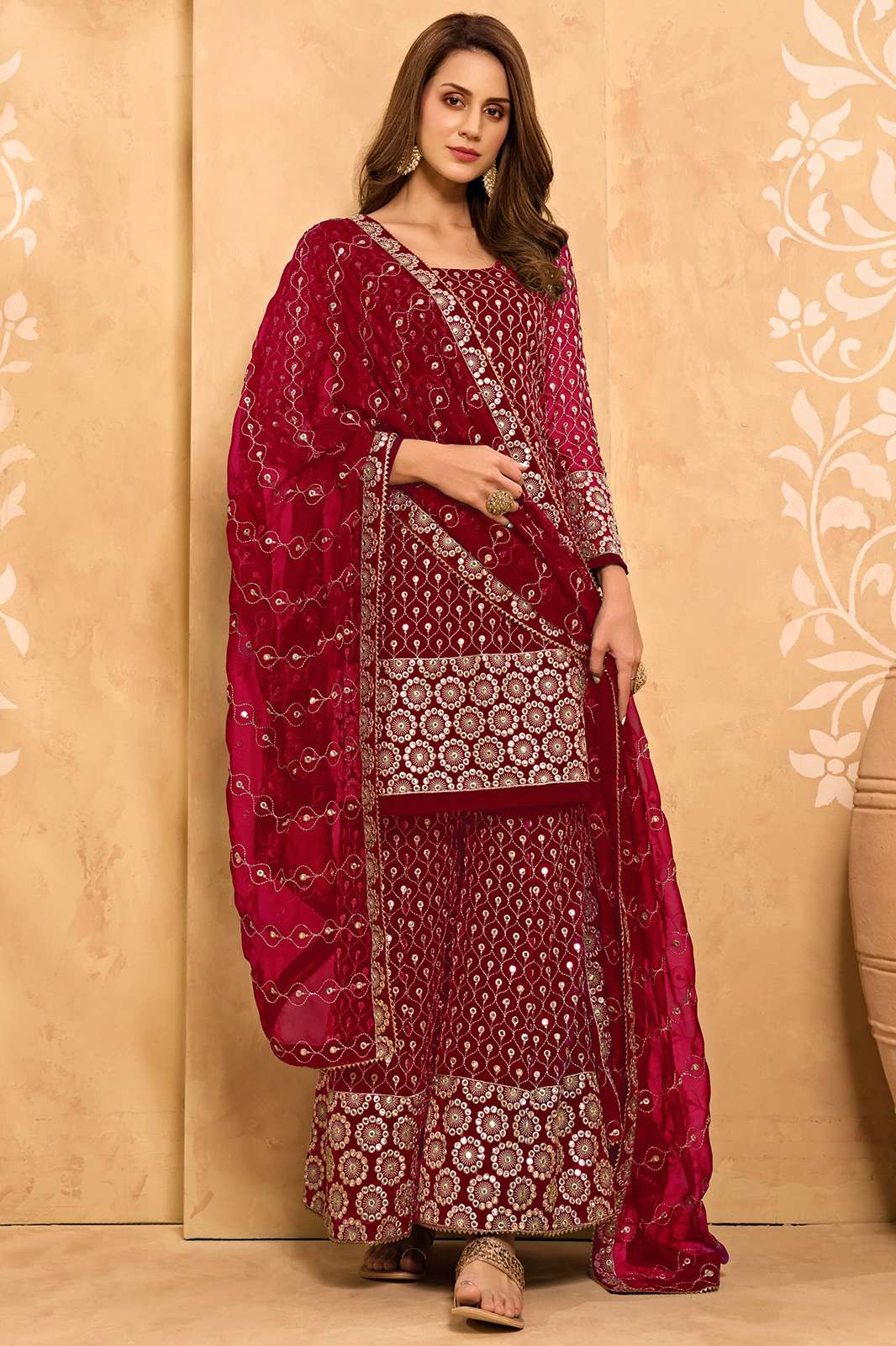 ALIZEH Alizeh Zaida 2018–C Zari With Sequins Embroiedery Work Pakistani Suit