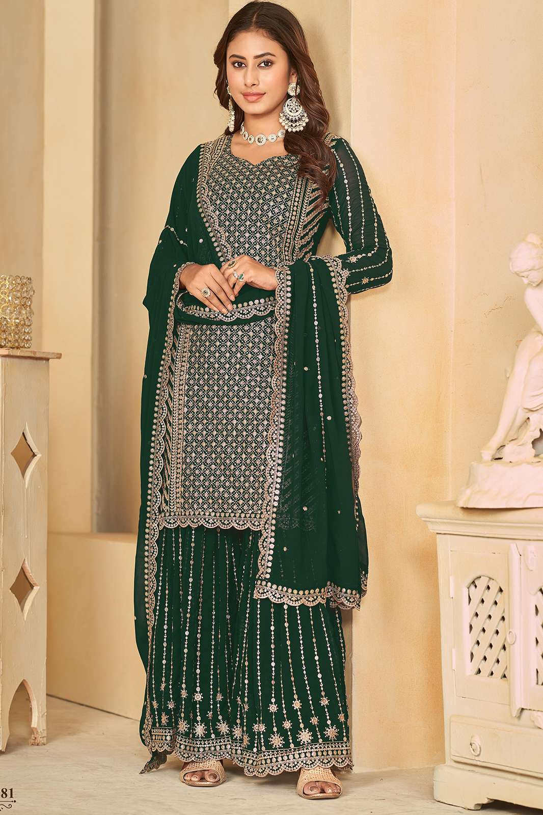 ANJUBAA ANJUBAA VOL-28 Faux Georgette Pakistani Suit in Beautiful Multicolors