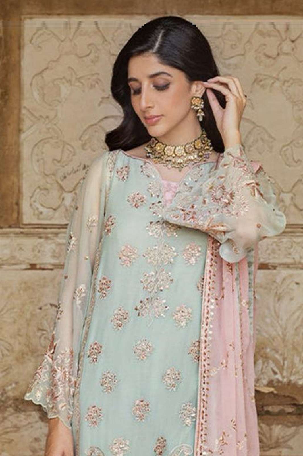HOOR TEX H 214 A / B PAKISTANI SUITS COLLECTION