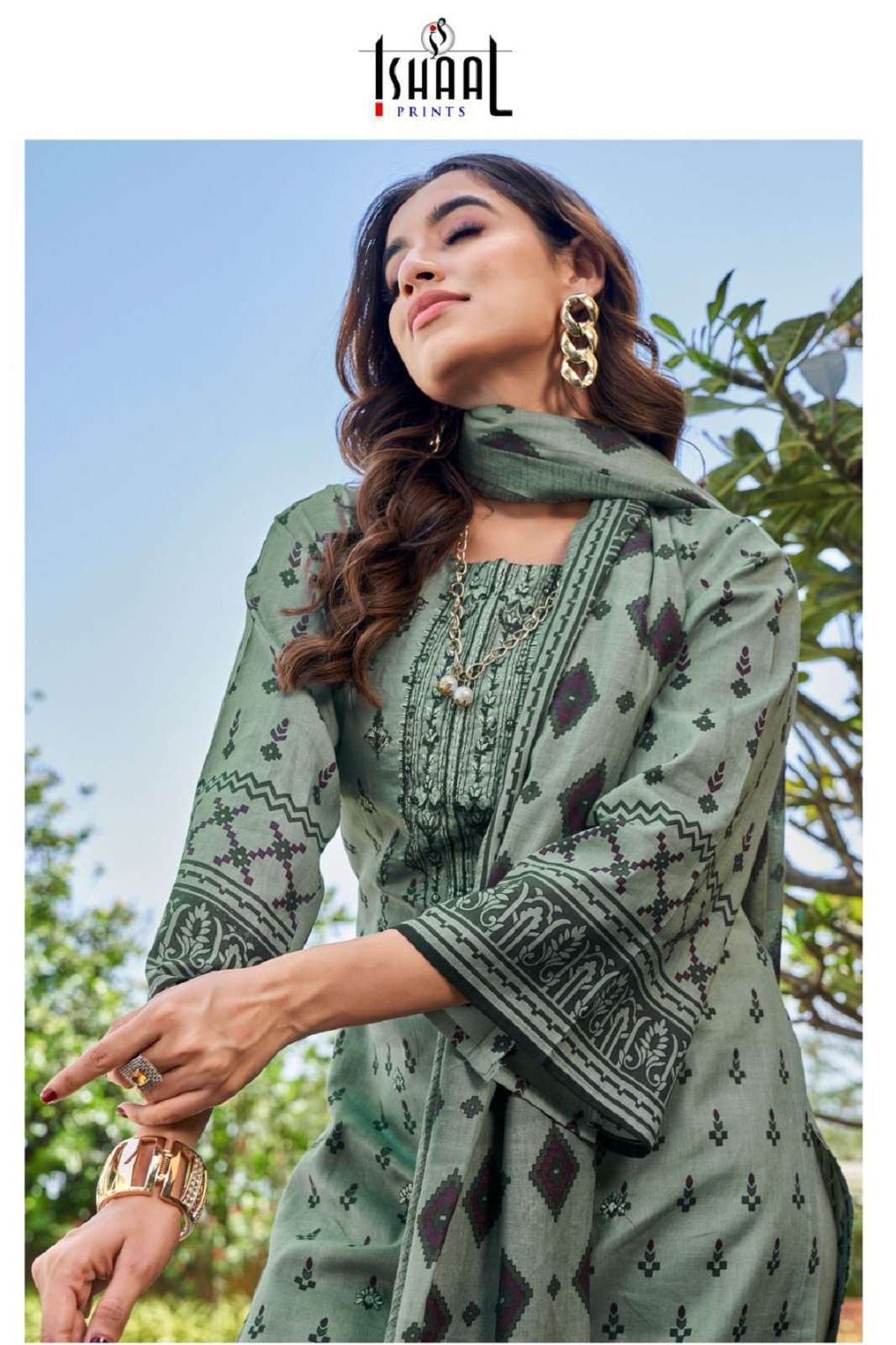 ISHAAL PRINTS EMBROIDRED VOL 8 PAKISTANI COLLECTION
