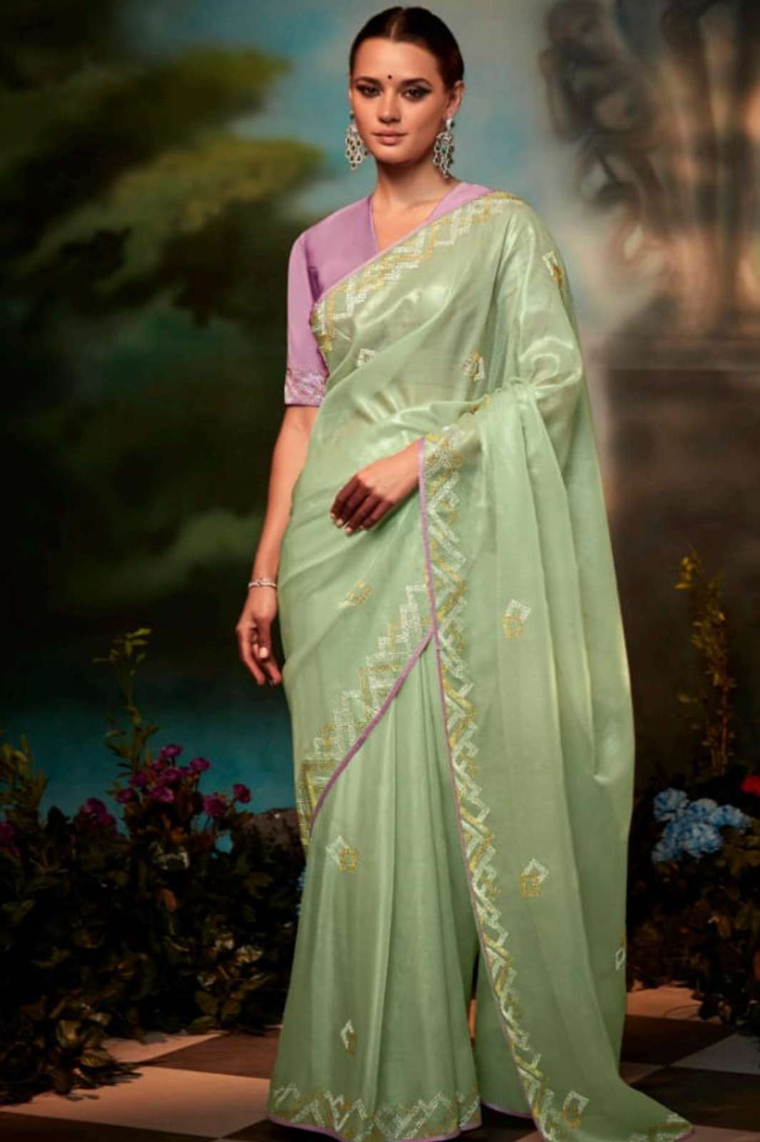 KIMORA Kajal Vol-12  Pure Soft Silk , Tissue Silk ,Dola Silk ,Organza Silk ,Fancy Fabric Embroidery Worked Saree
