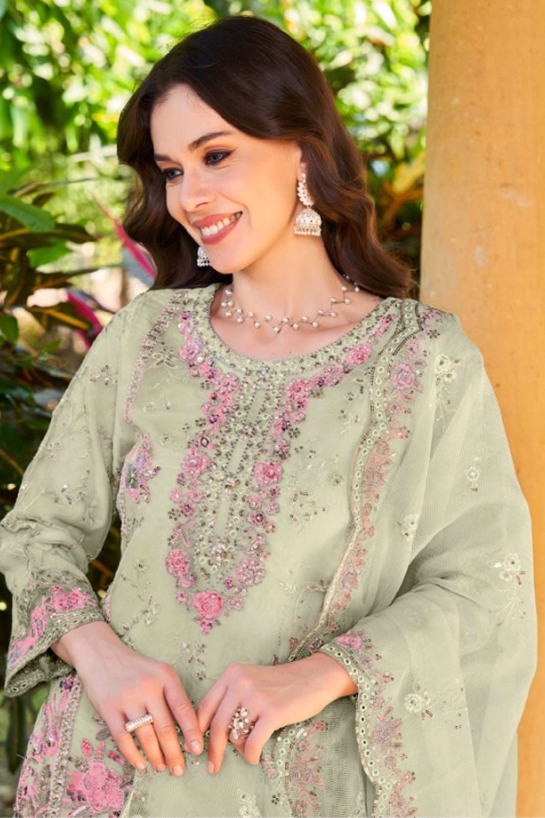 MUSHQ M 321 A TO D PAKISTANI SALWAR SUITS COLLECTION