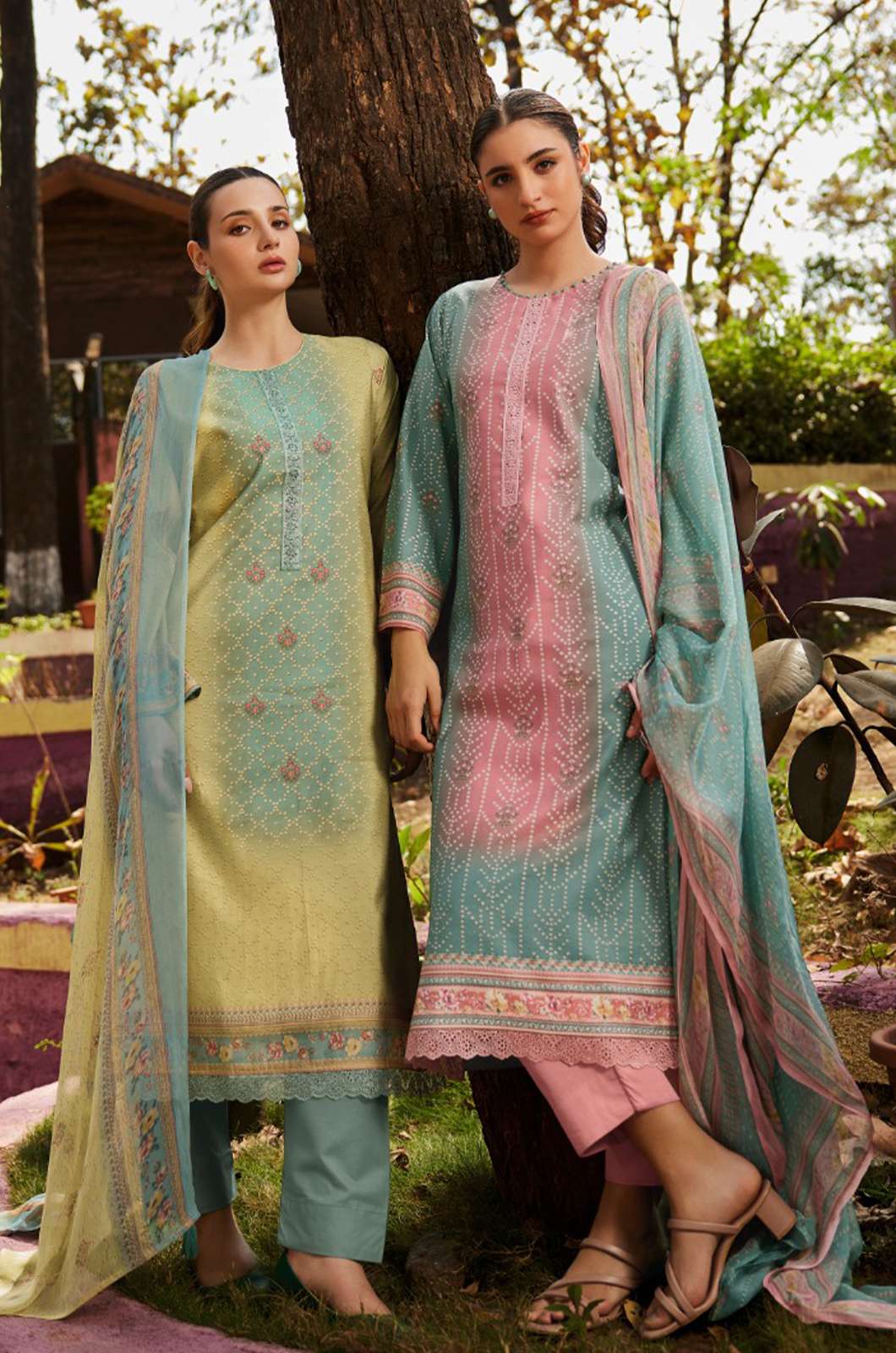 PRM TRENDZ NAFISHA Beautiful Pure Musline Silk Digital print Suit 