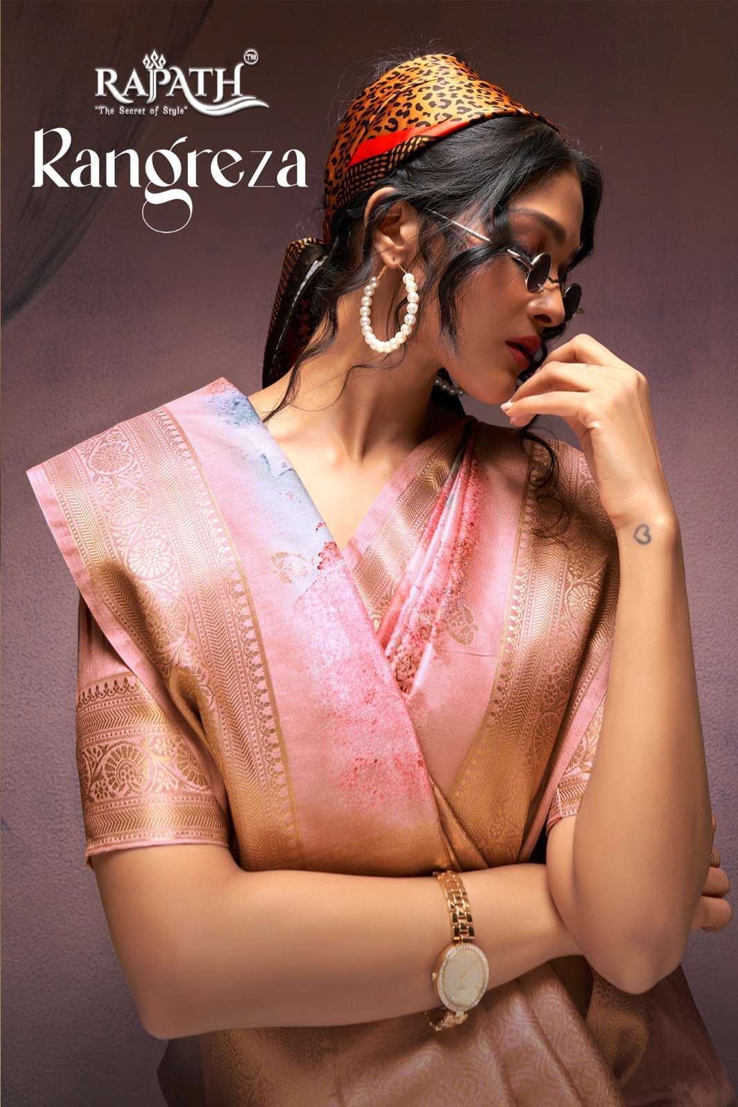 Rajpath Rangreza Silk 5358 Soft Silk with Beautiful Water color type of Digital Print Sarees 