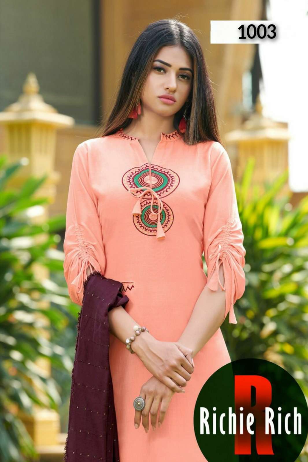 Shri Balaji Emporium S3 Forever Chinon Soft Silk Straight Suit In Multi Colors 