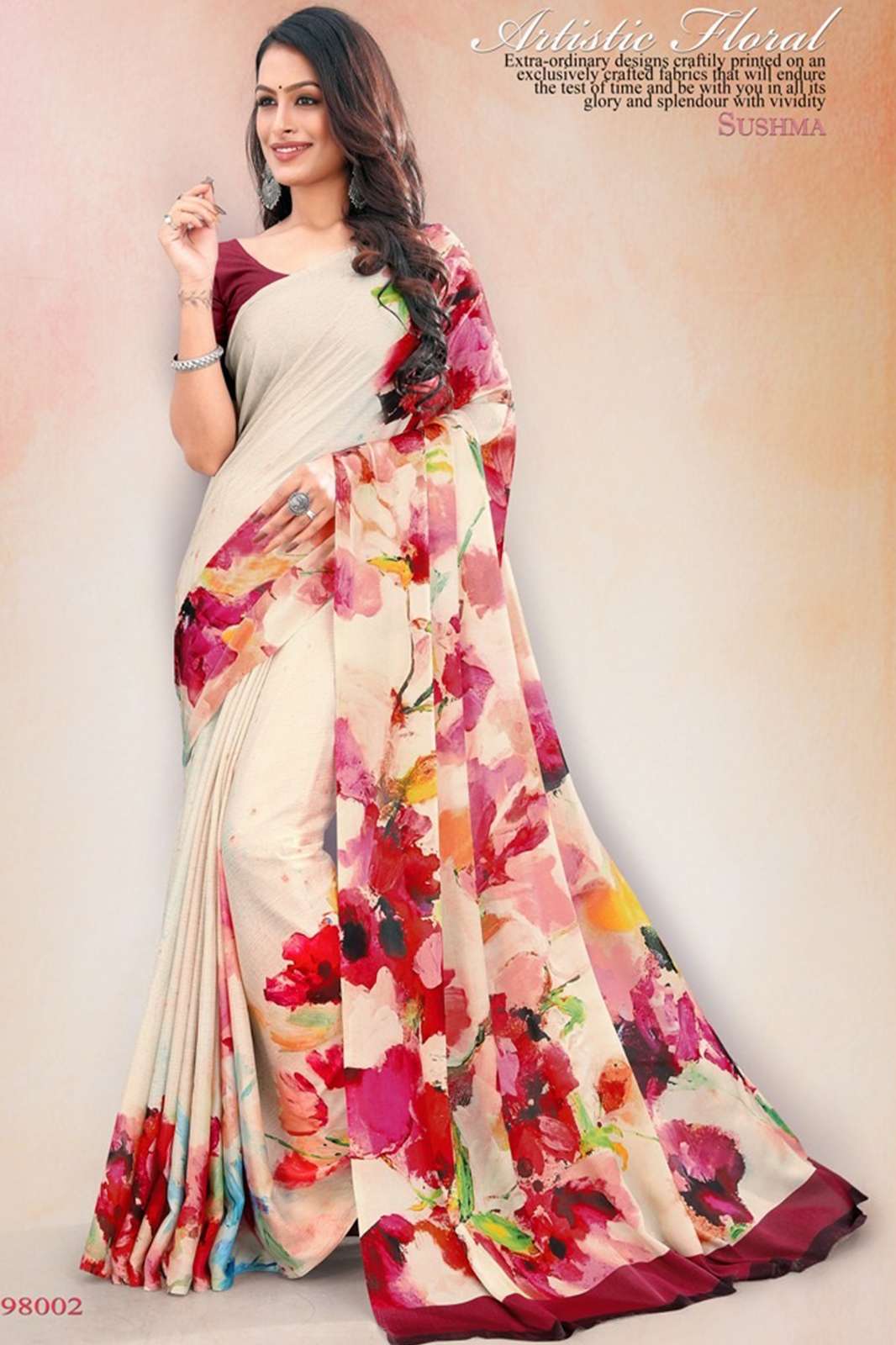 SUSHMA CLASSY DIGITAL VOL-32 new prints with varied colour hues and patterns saree 