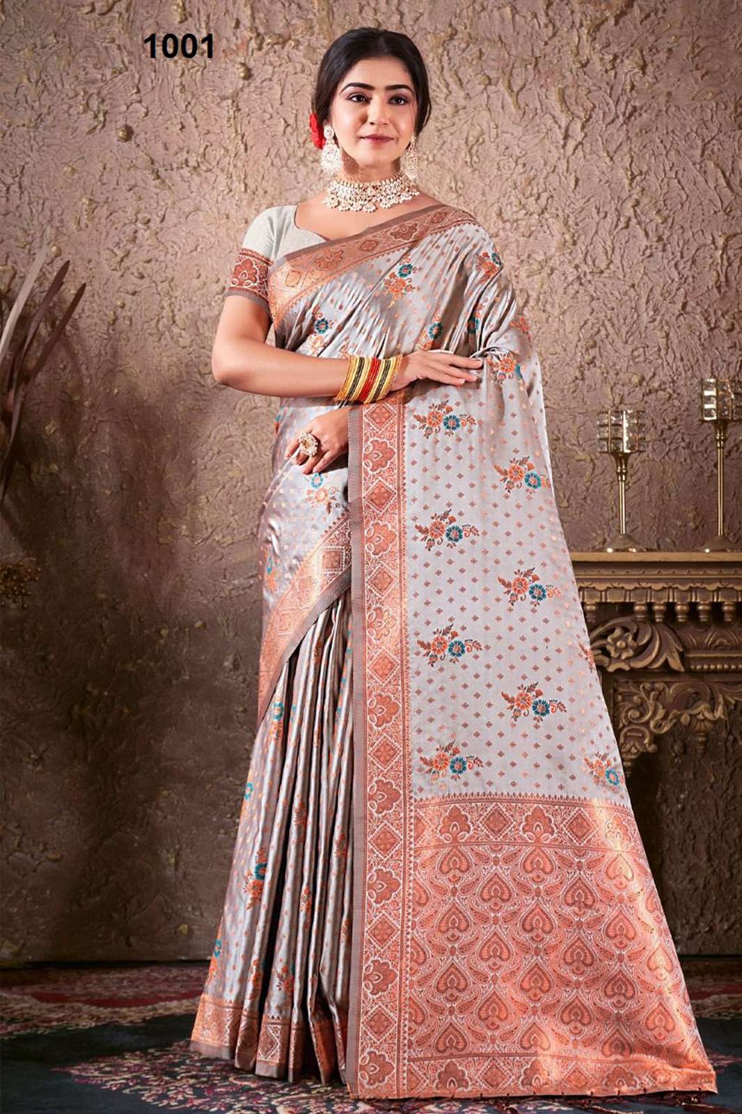 BUNAWAT 5388 VARKALA SILK Designer Silk Saree With Contrast Border