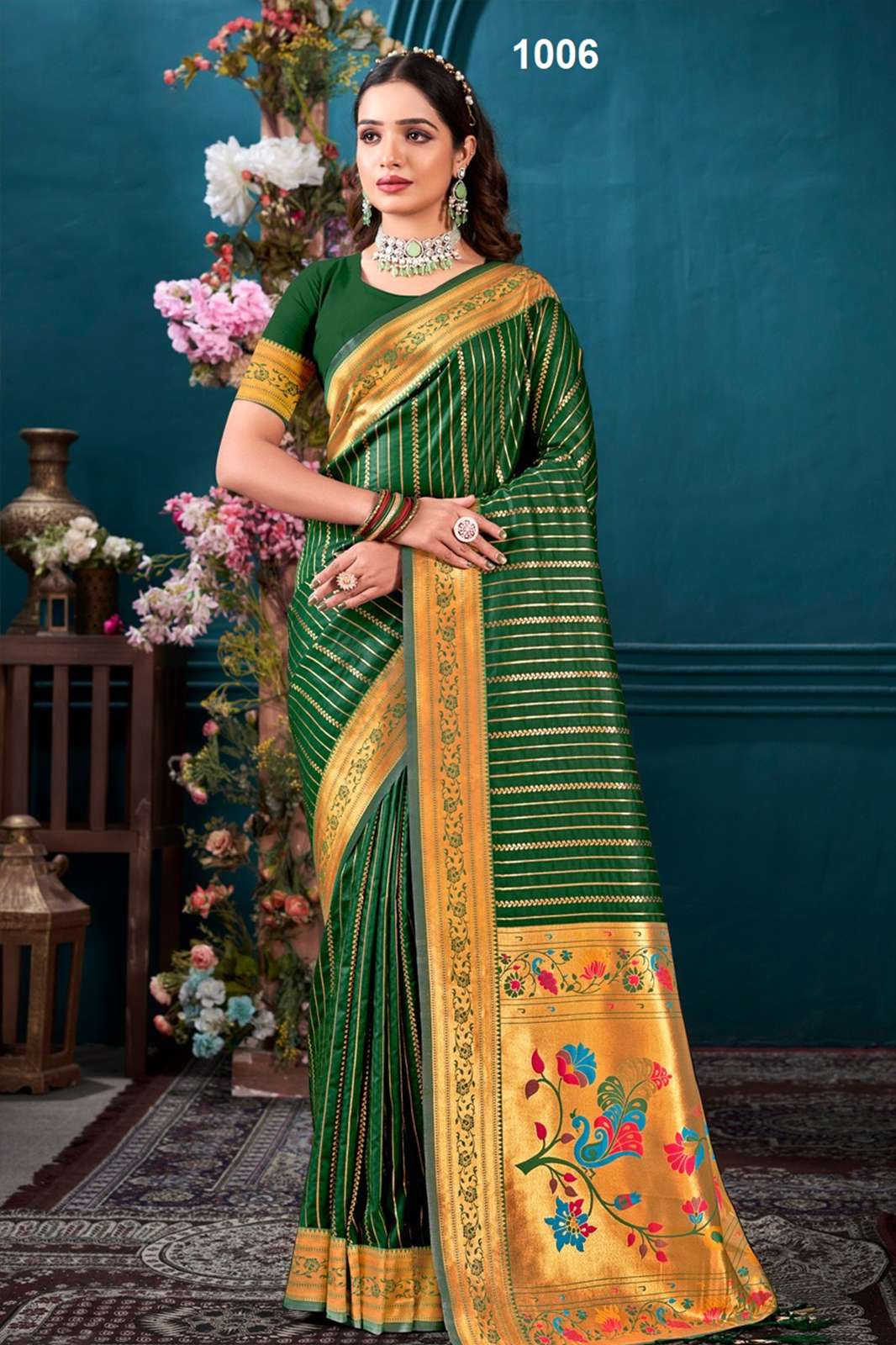 BUNAWAT 5785 PURVA SILK Designer Paithani Silk Saree Collection