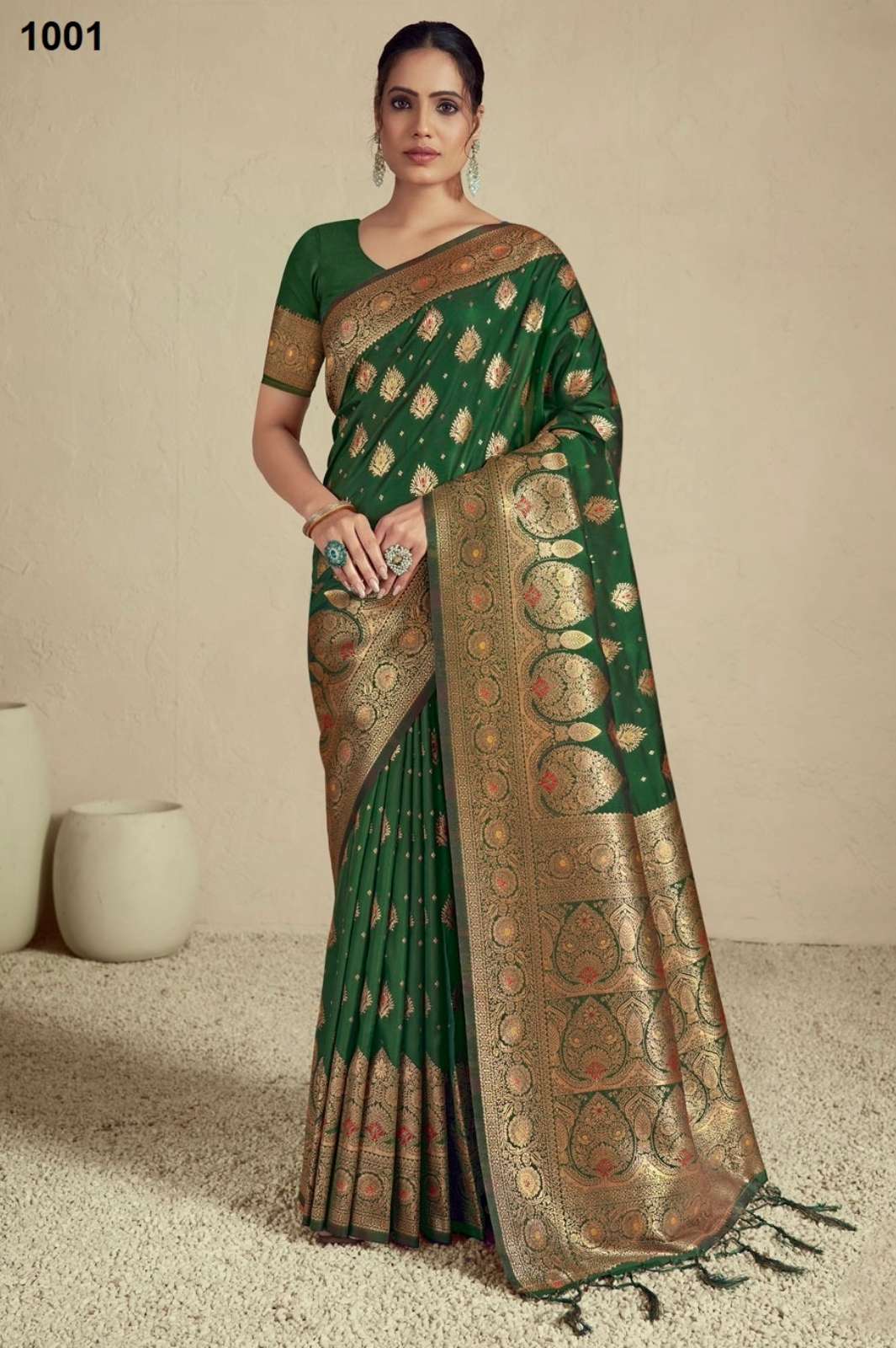 BUNAWAT 5838 PULKIT  exculsive lastest silk saree collection