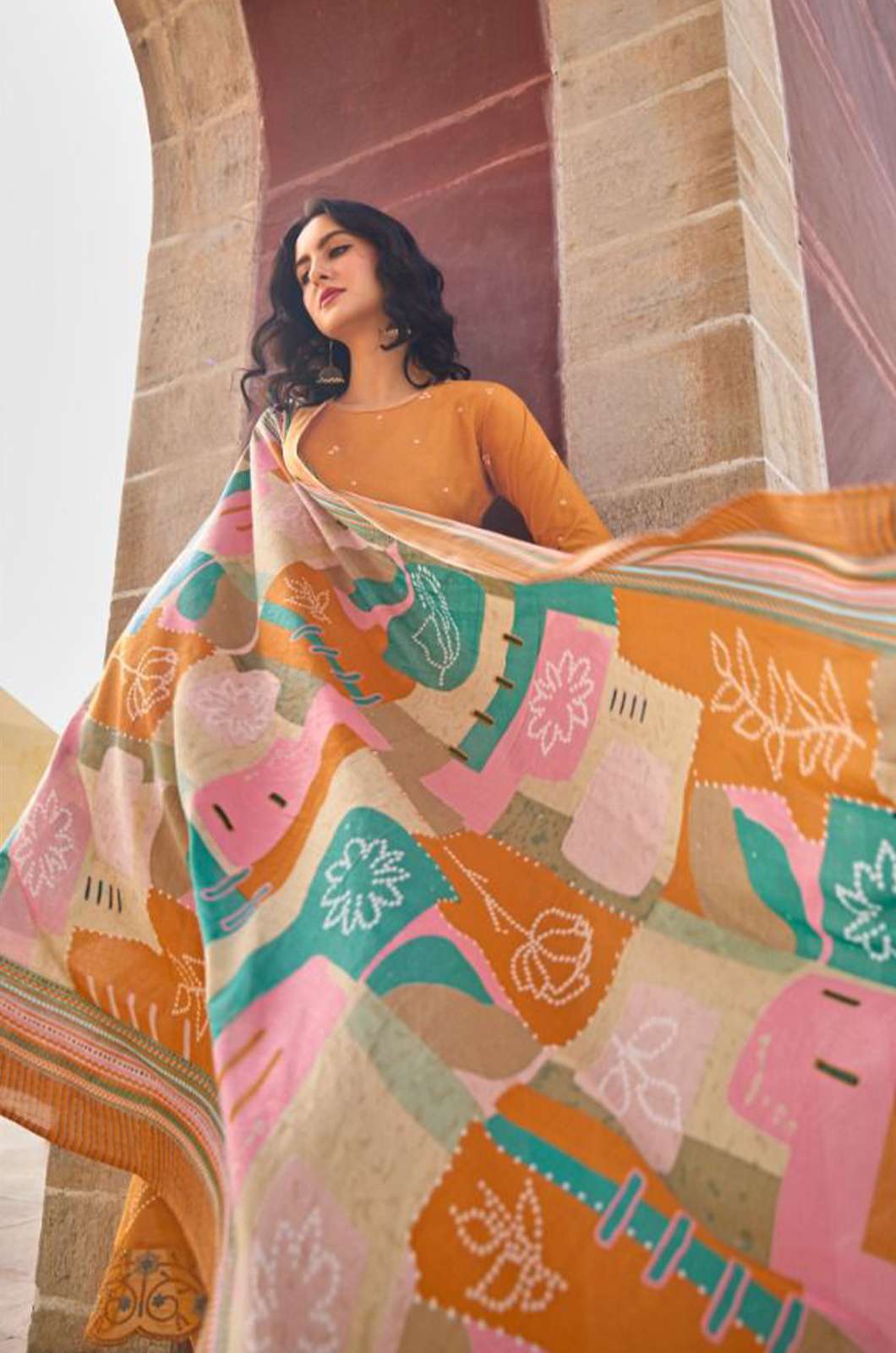 Kilory Trends Printkari 5582 Pure Lwan Cotton Khaddi Print Suit With Fancy Embroidery Work