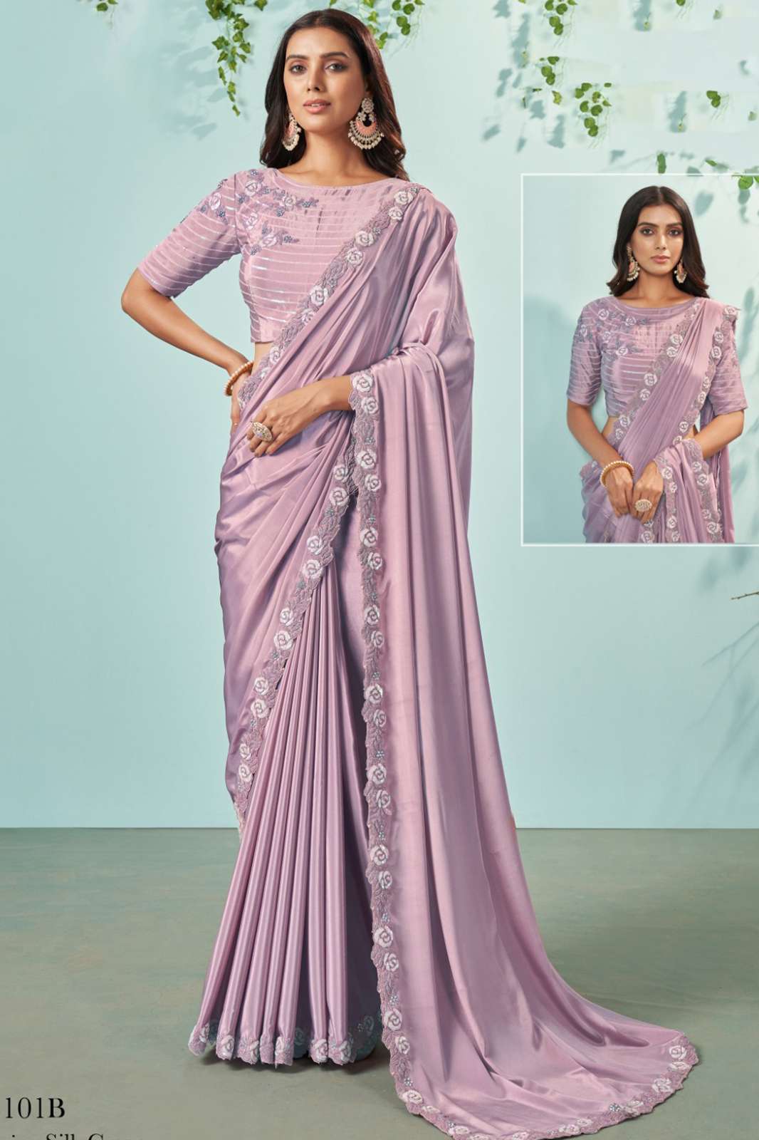 MAHOTSAV 5532 NORITA-NEW ADDITION COLOR Cord Embroidered with sequence Work, Moti Work Sarees