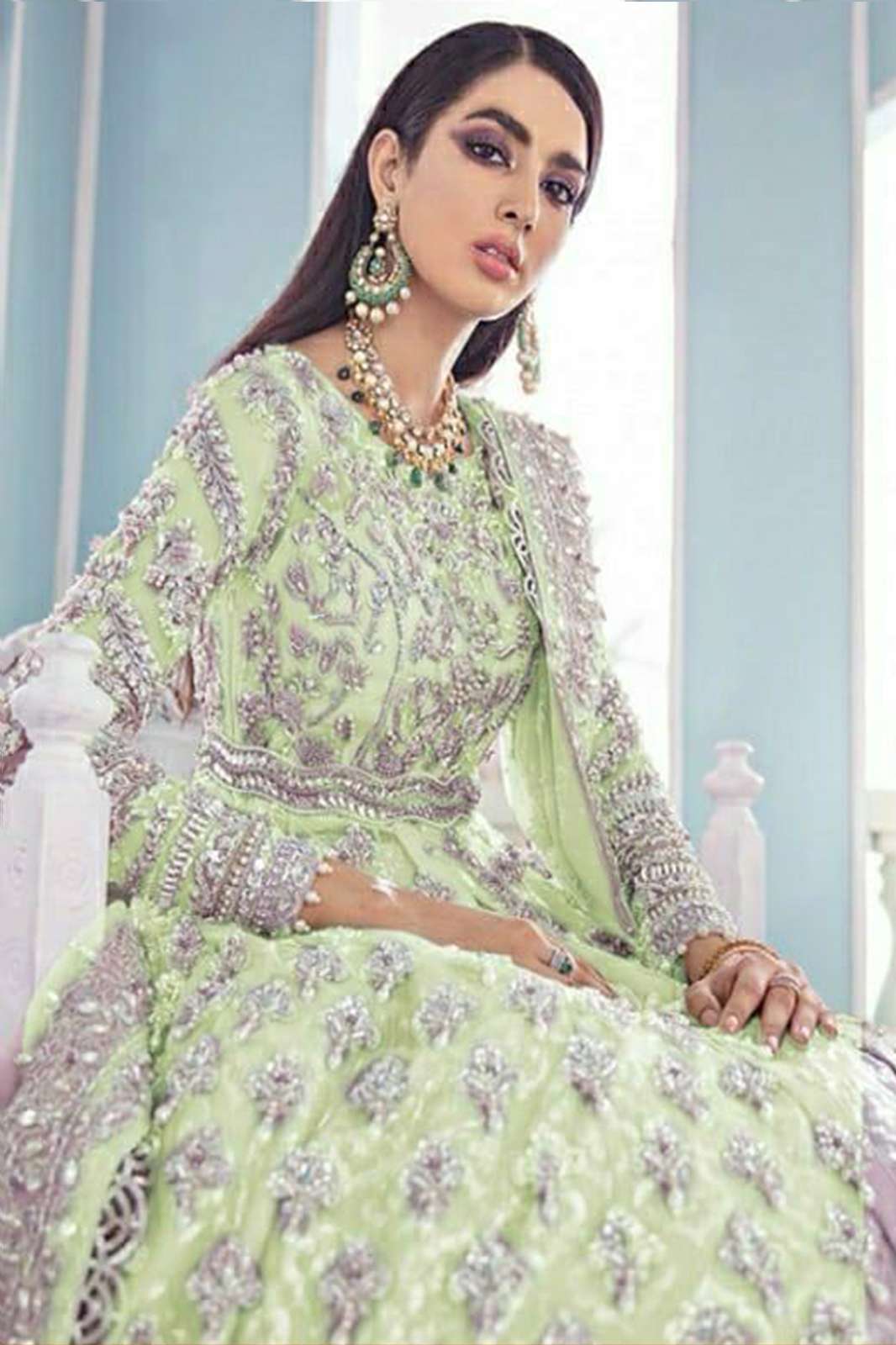 Ramsha HIT DESIGN BUTTER FLY NET WITH HEAVY EMBROIDERY PAKISTANI SUIT