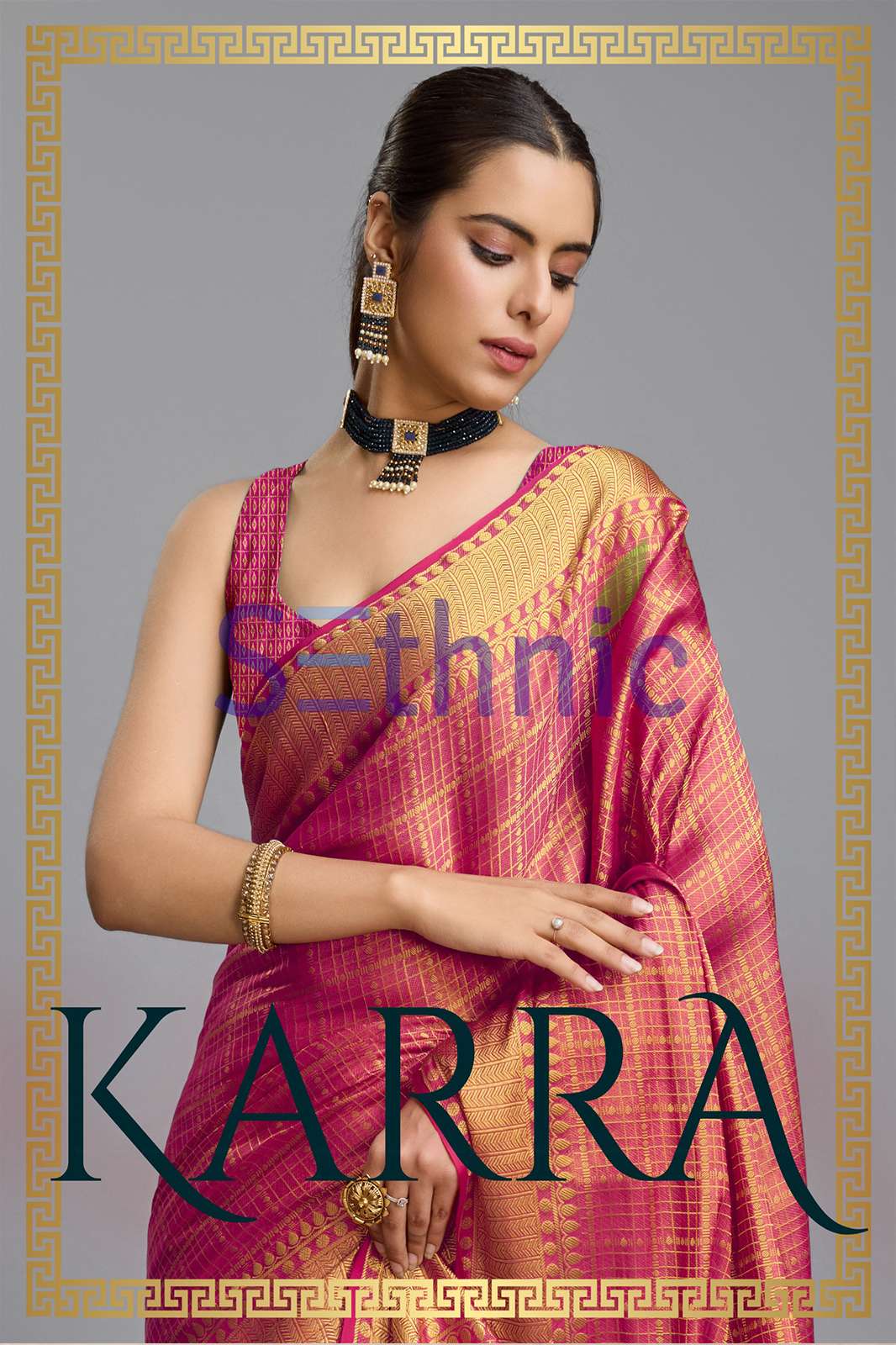 Sethnic KARRA 24001 TO 24005 Mysore Brocade Rich Pallu Saree