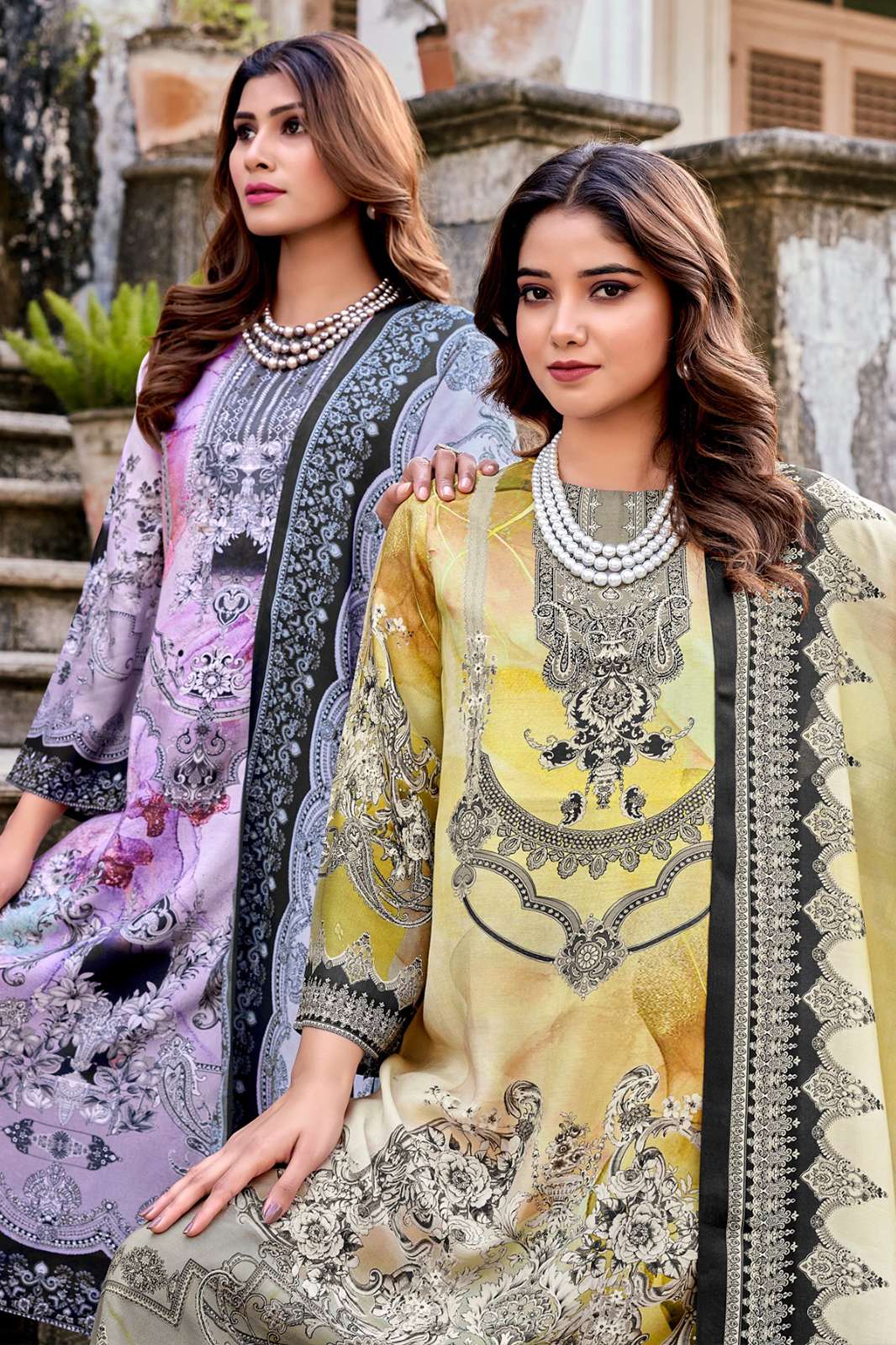 Shri Balaji Emporium 5805 Pure Viscose Musline silk Pakistani Suit 