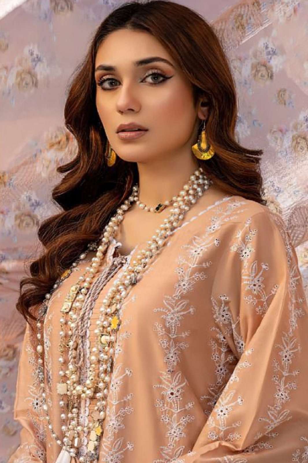 AL KHUSHBOO 4096 DESIGNER SEMI STITCHED SUITS