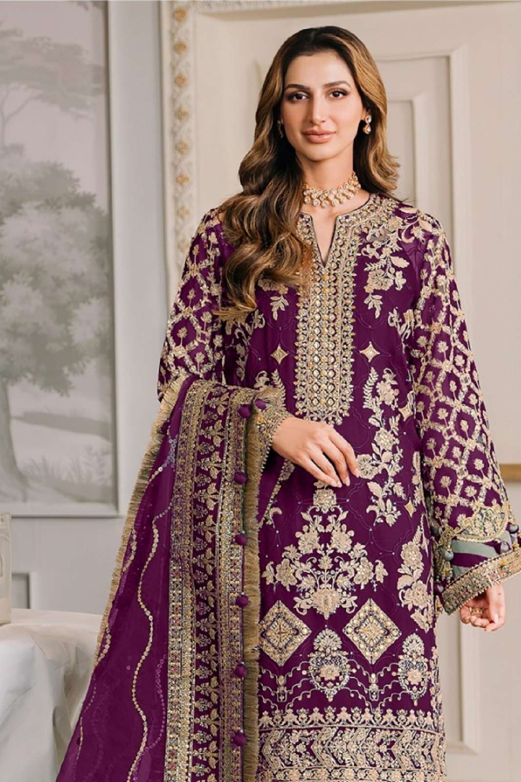 AL KHUSHBOO ZOYA VOL 2 DESIGNER SEMI STITCHED SUITS