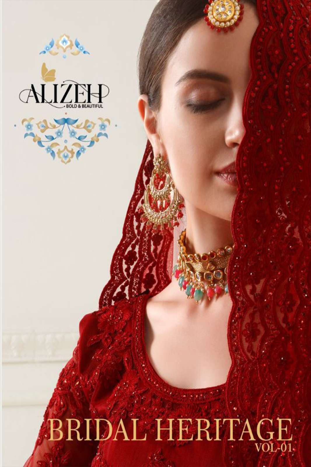 ALIZEH 6122 BRIDAL HERITAGE Indian Designer Latest Wedding Wear Lehenga Choli  