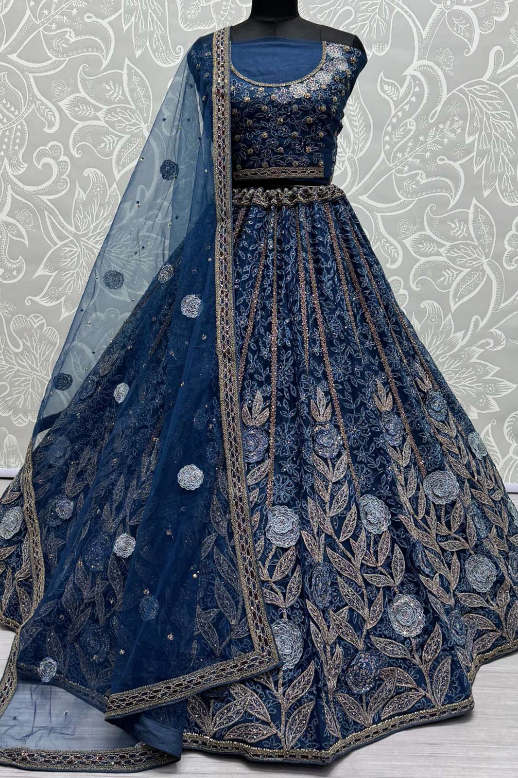 ANJANI ART 6518 2687A TO 2687D beautiful Heavy Net Partywear Designer Lehenga Choli