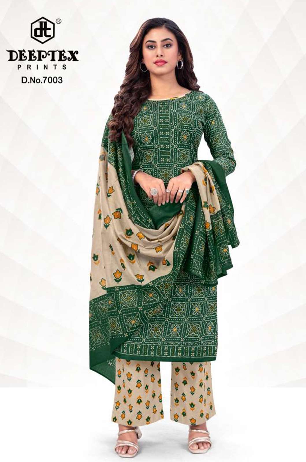 Deeptex Aaliza Vol-7 6145 Pure Cotton Unstitched Salwar Suit