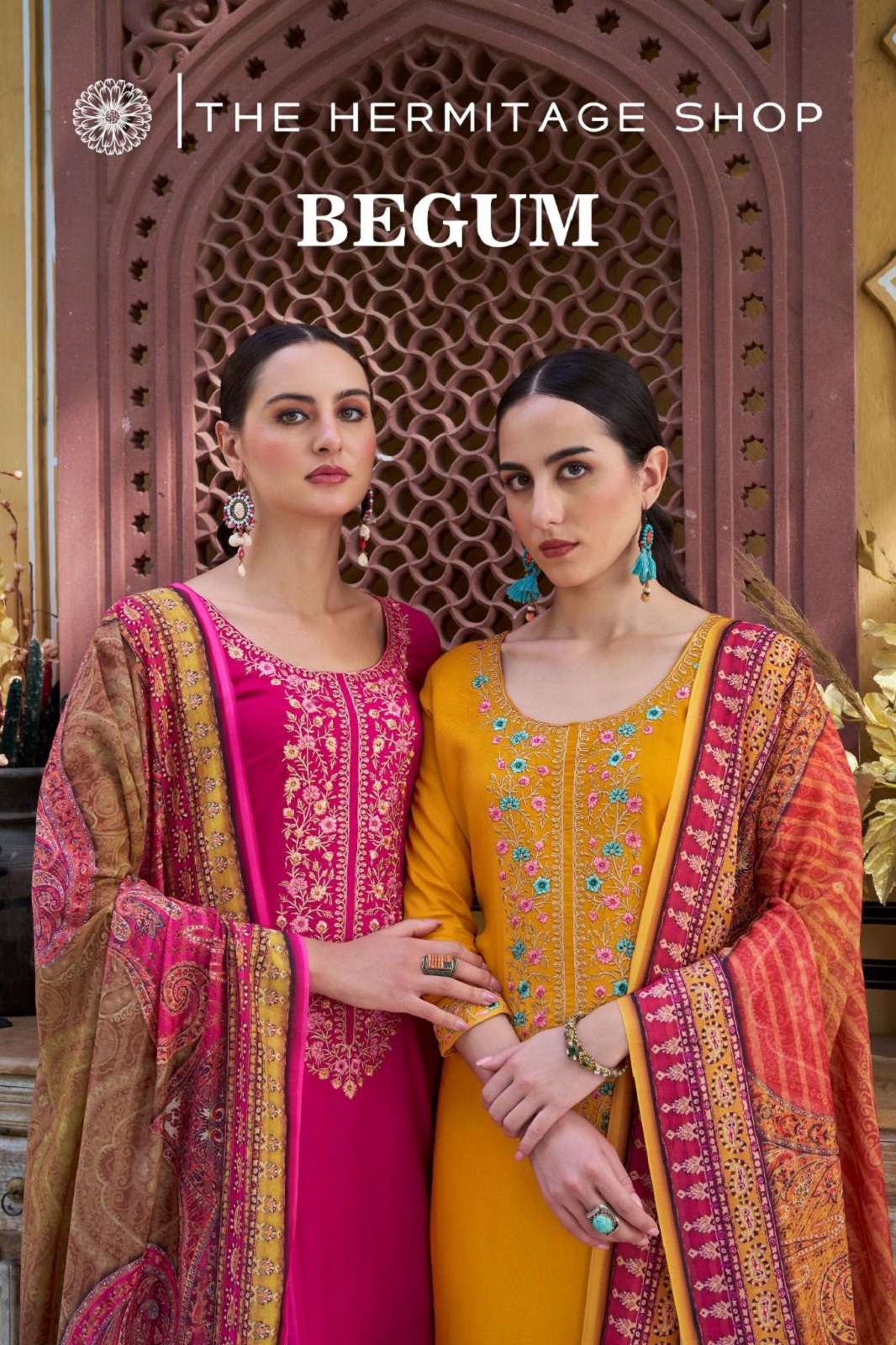 HERMITAGE BEGUM VOL 2 PAKISTANI SUITS COLLECTION