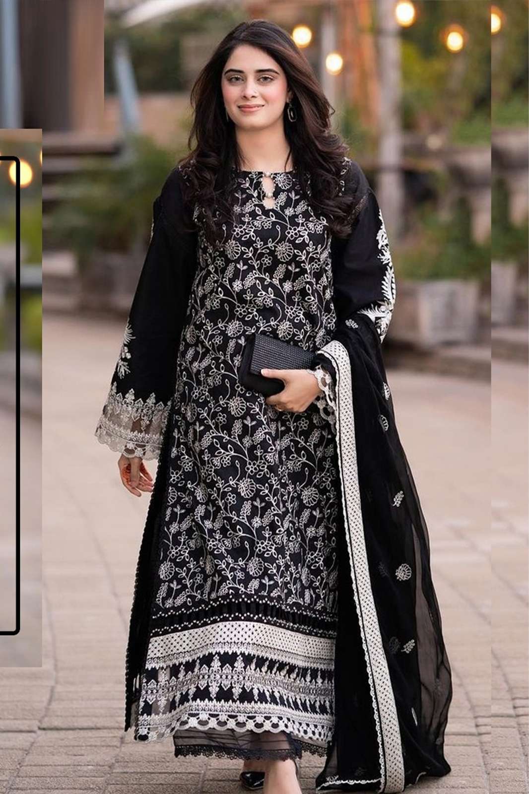 HOOR TEX H 285 Embroidered Heavy Rayon Pakistani Suit 