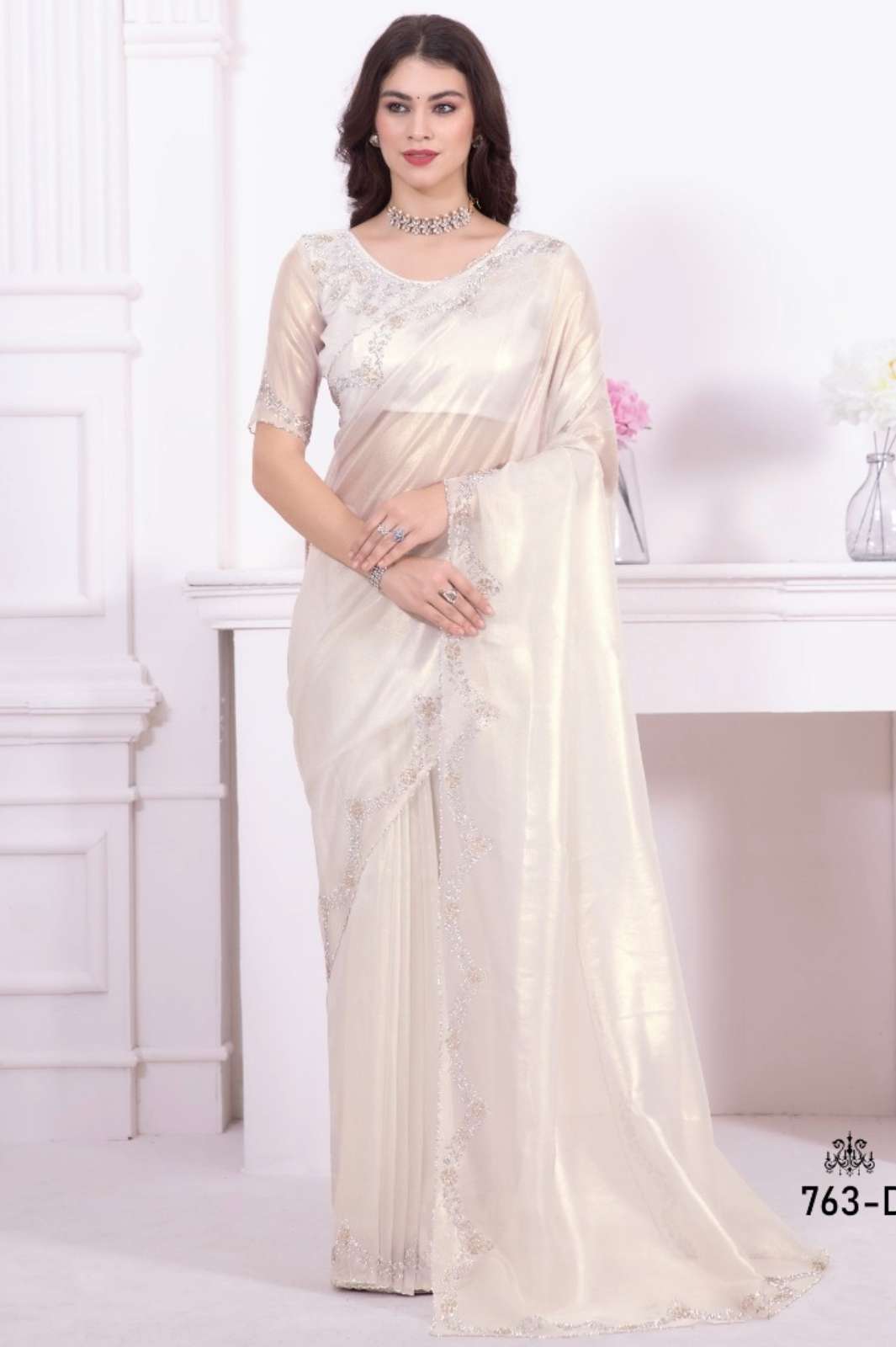 MEHEK 5649 763A TO 763E party wear plain saree with border designer saree