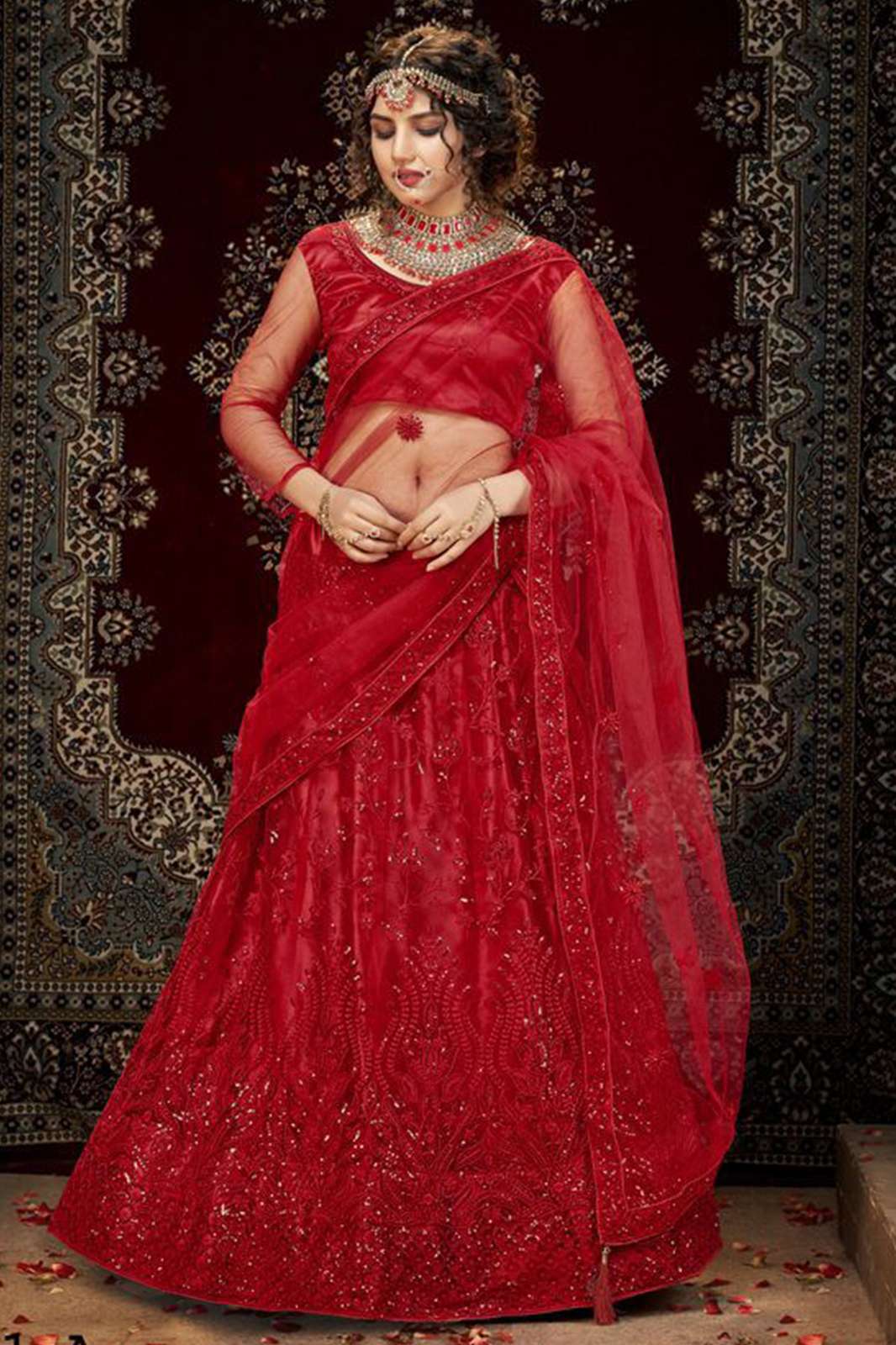 MRUDANGI MRUDANGI 1001 COLOUR Indian Women Party Wear Designer Lehenga Choli