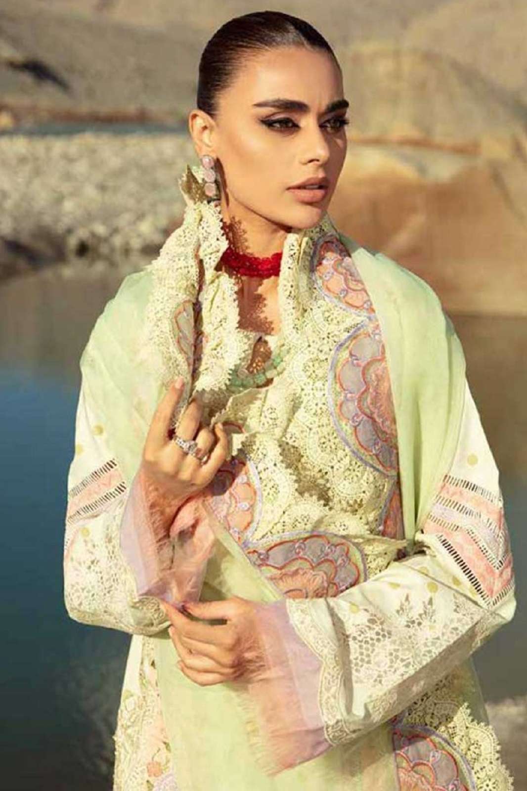 MUSHQ M 259 DESIGNER PAKISTANI SUITS