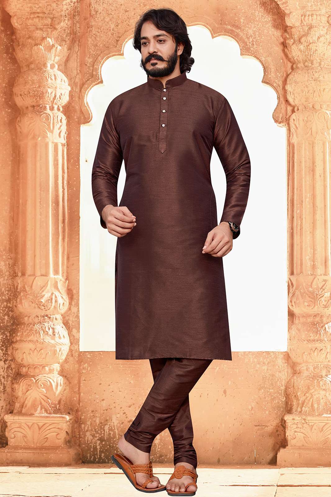 Shri Balahi Emporium 6495 Silk PartyWear Mens Kurtas Pajama Latest Collection 