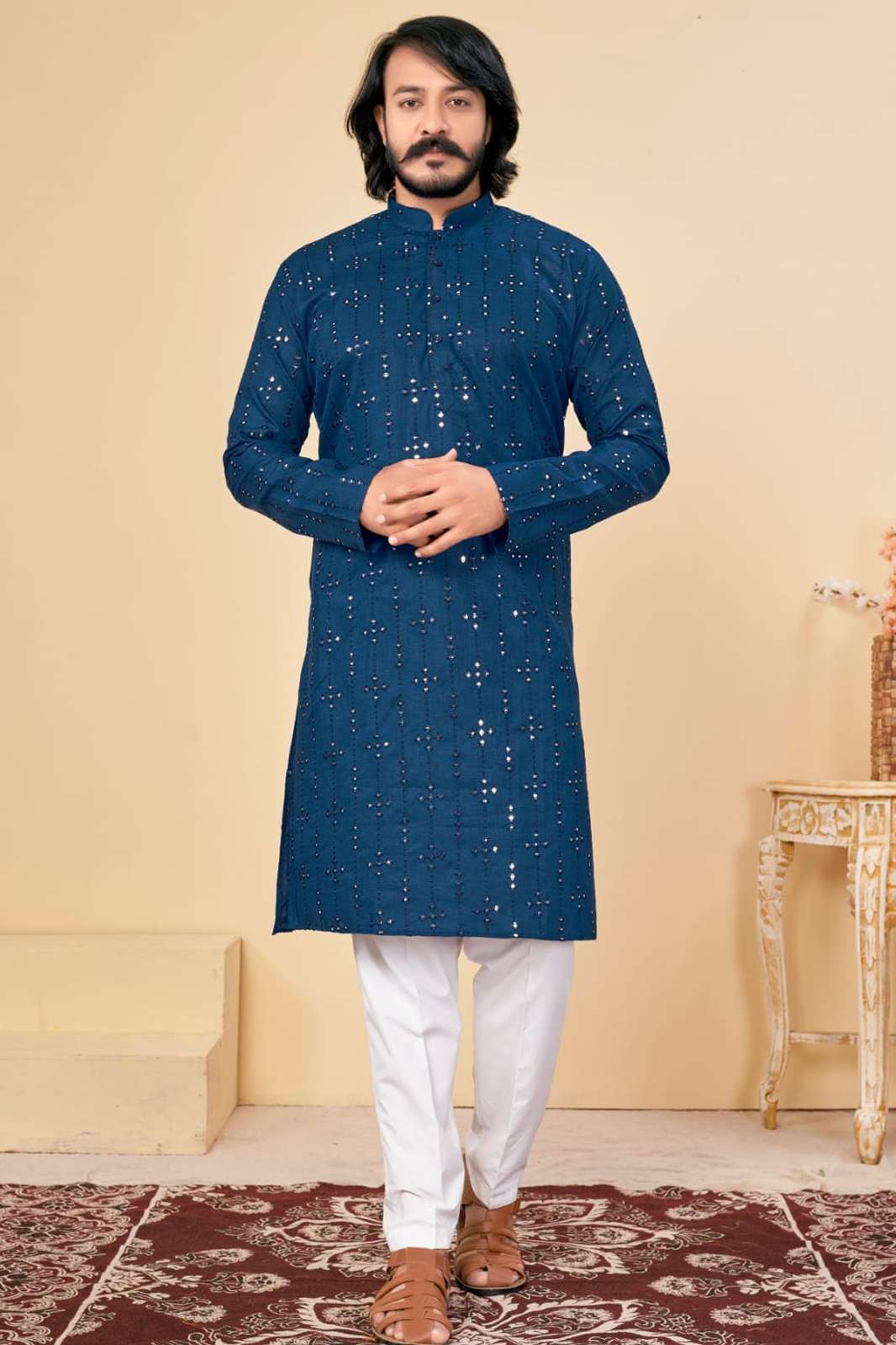 Shri Balahi Emporium 6501 Silk PartyWear Mens Kurtas Pajama Latest Collection 