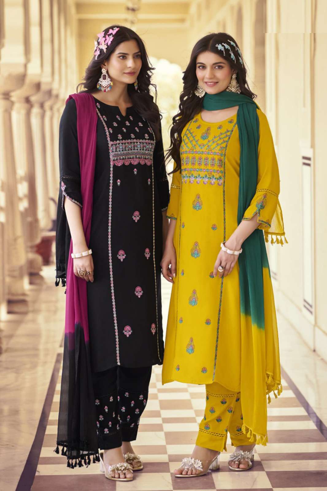 Shri Balahi Emporium 6551 KASIDA CLASSY & FABULOUS STRAIGHT SUIT COLLECTION