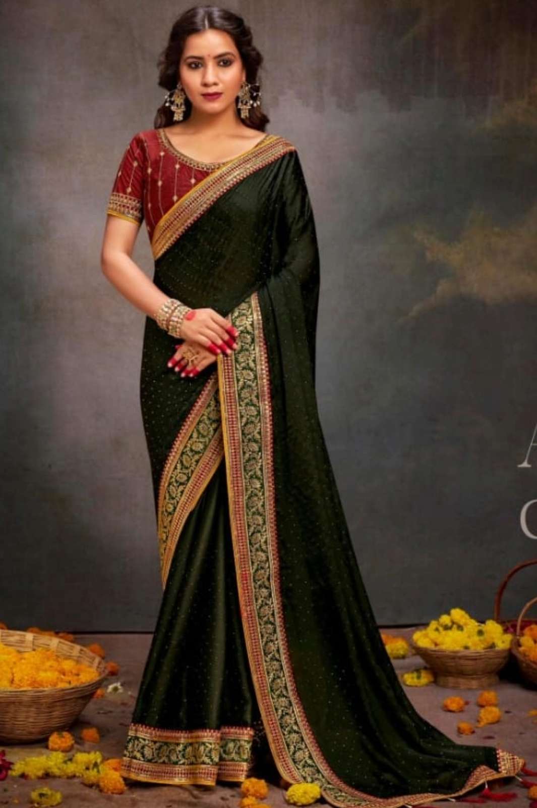 shri balaji emporium 5662 SILK SANCHI indian women designer satin saree