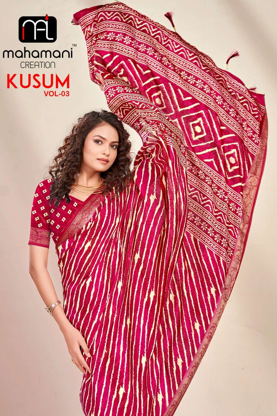 Shri Balaji Emporium 6174 KUSUM VOL-03 Printed Designer Silk Sarees Daily Wear  