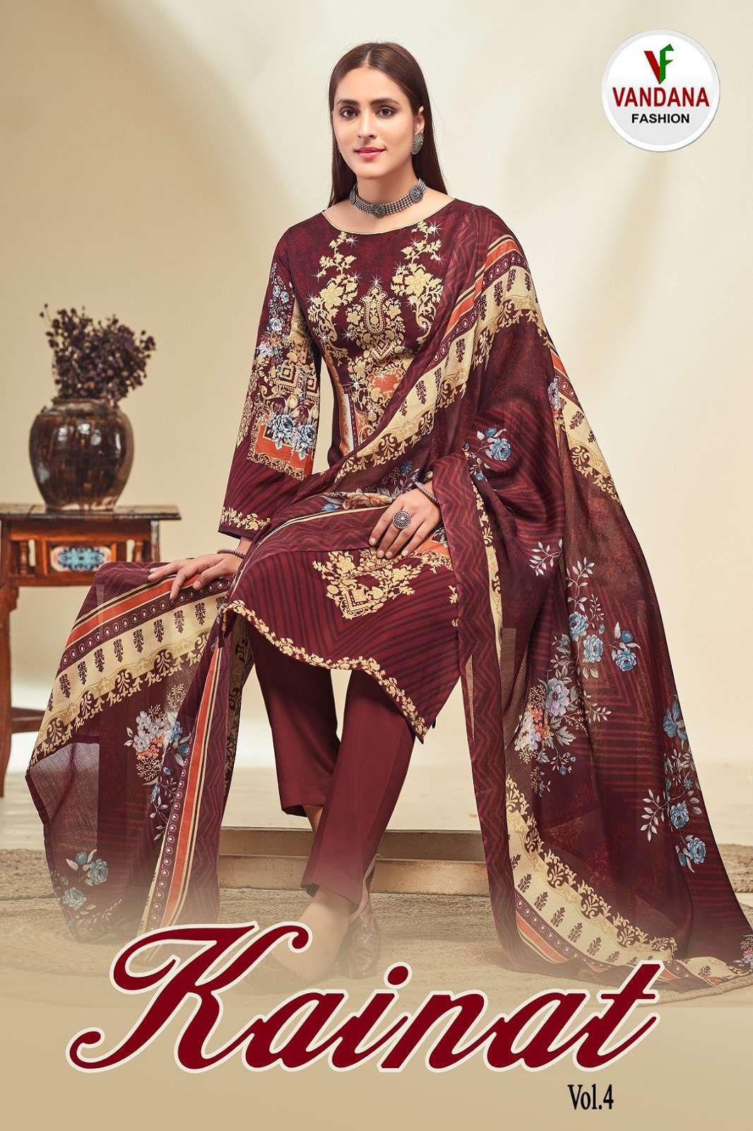 VANDANA FASHION KAINAT VOL 4 PAKISTANI COLLECTION 