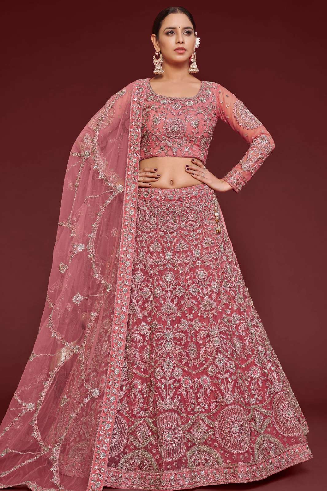 zeel 5461 Code:  7905 indian wedding wear designer lehenga choli 