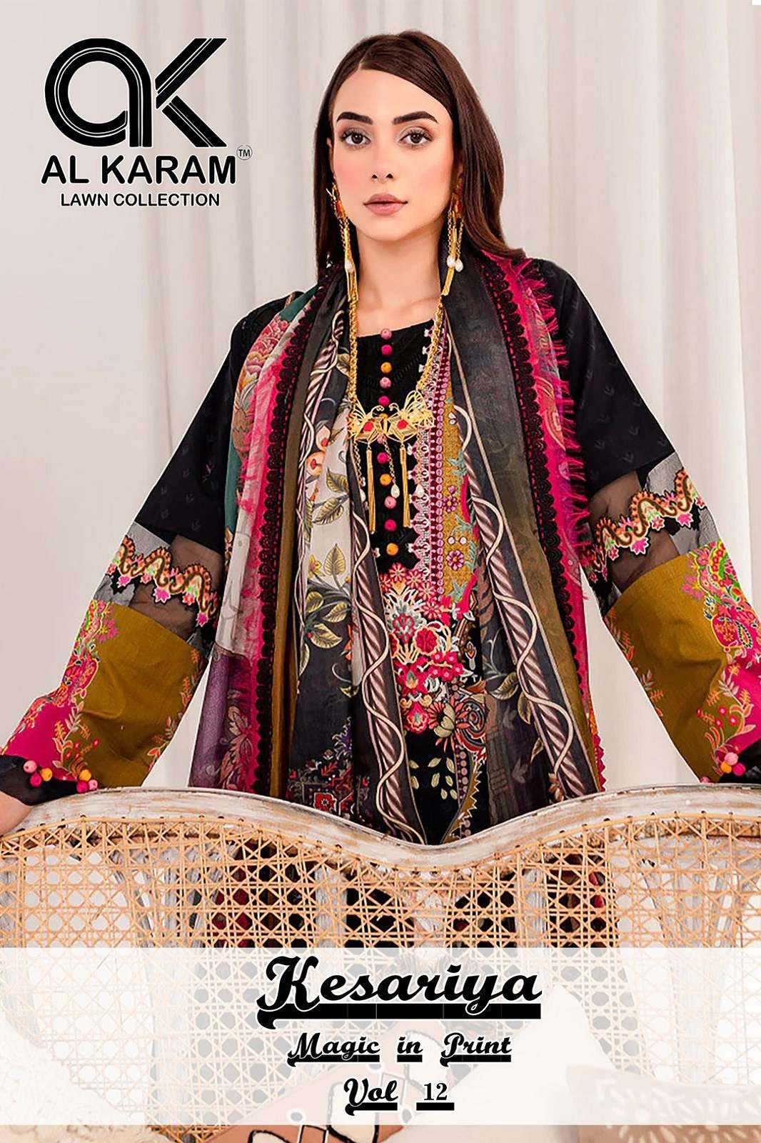 AL KARAM KESARIYA LAWN COLLECTION VOL 12