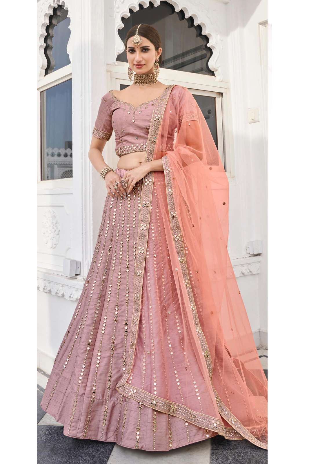 ALIZEH 6677 MIRROR MAZE WEDDING WEAR TRADITIONAL DESIGNER LEHENGA CHOLI