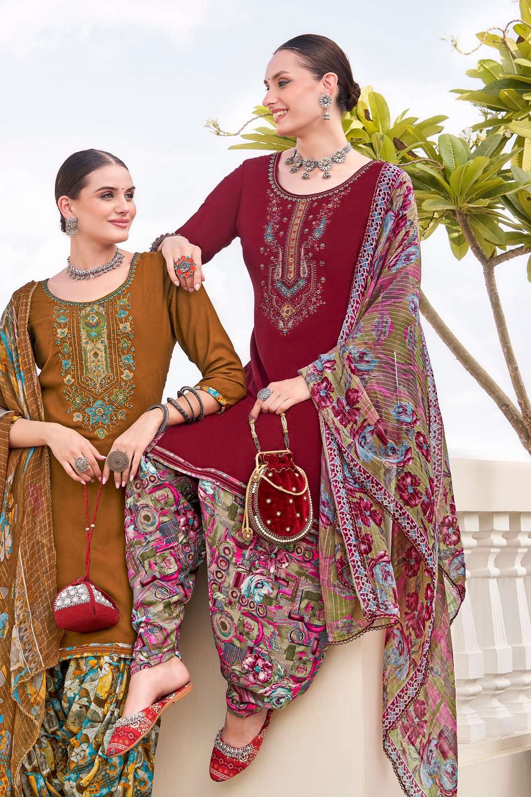 ALOK SUITS PATIYALA FUSION 17 PATIYALA COLLECTION